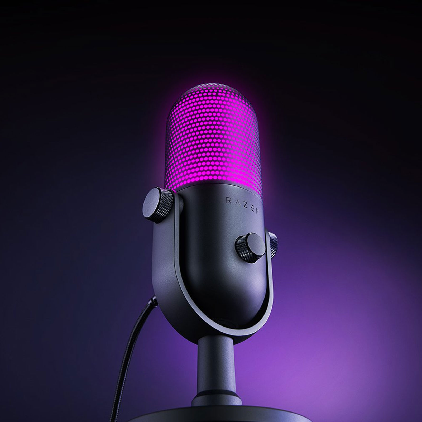 Razer Seiren V3 Chroma Tischmikrofon Kondensatorkapsel ap-to-Mute-Sensor