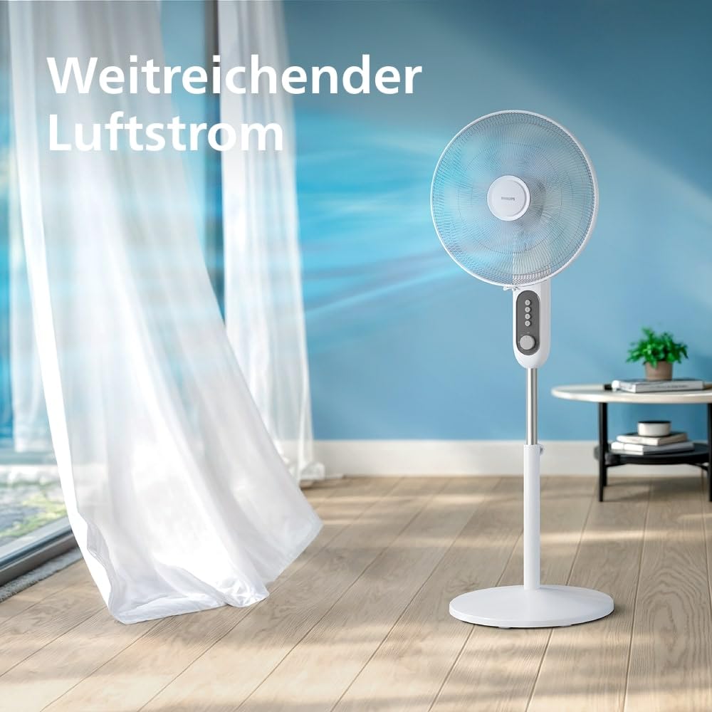 Philips Standventilator Serie 1000, Timer, 3 Modi/Geschwindigkeiten