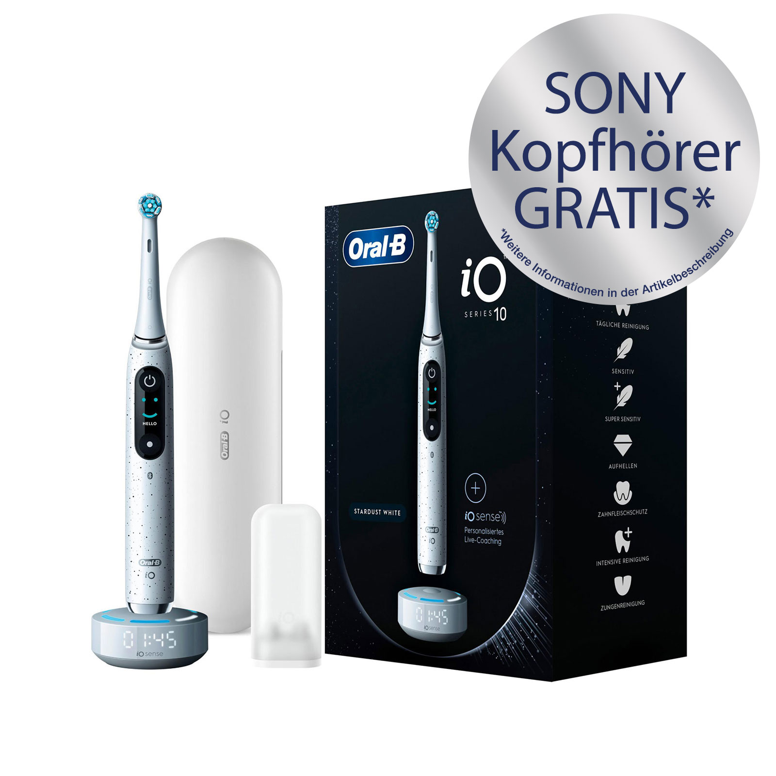 Oral-B iO Series 10 Zahnbürste weiß