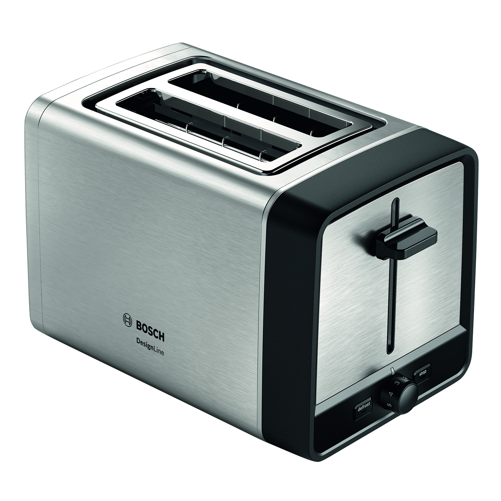 Bosch TAT5P425DE Toaster Kompakt classic grey crystal Bosch TAT5P425DE Toaster Kompakt classic grey crystal