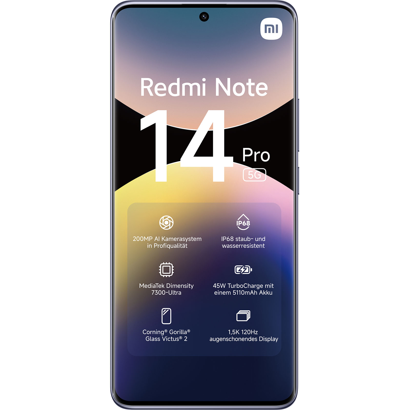 Xiaomi Redmi Note 14 Pro 5G 8GB + 256GB Midnight Black Smartphone