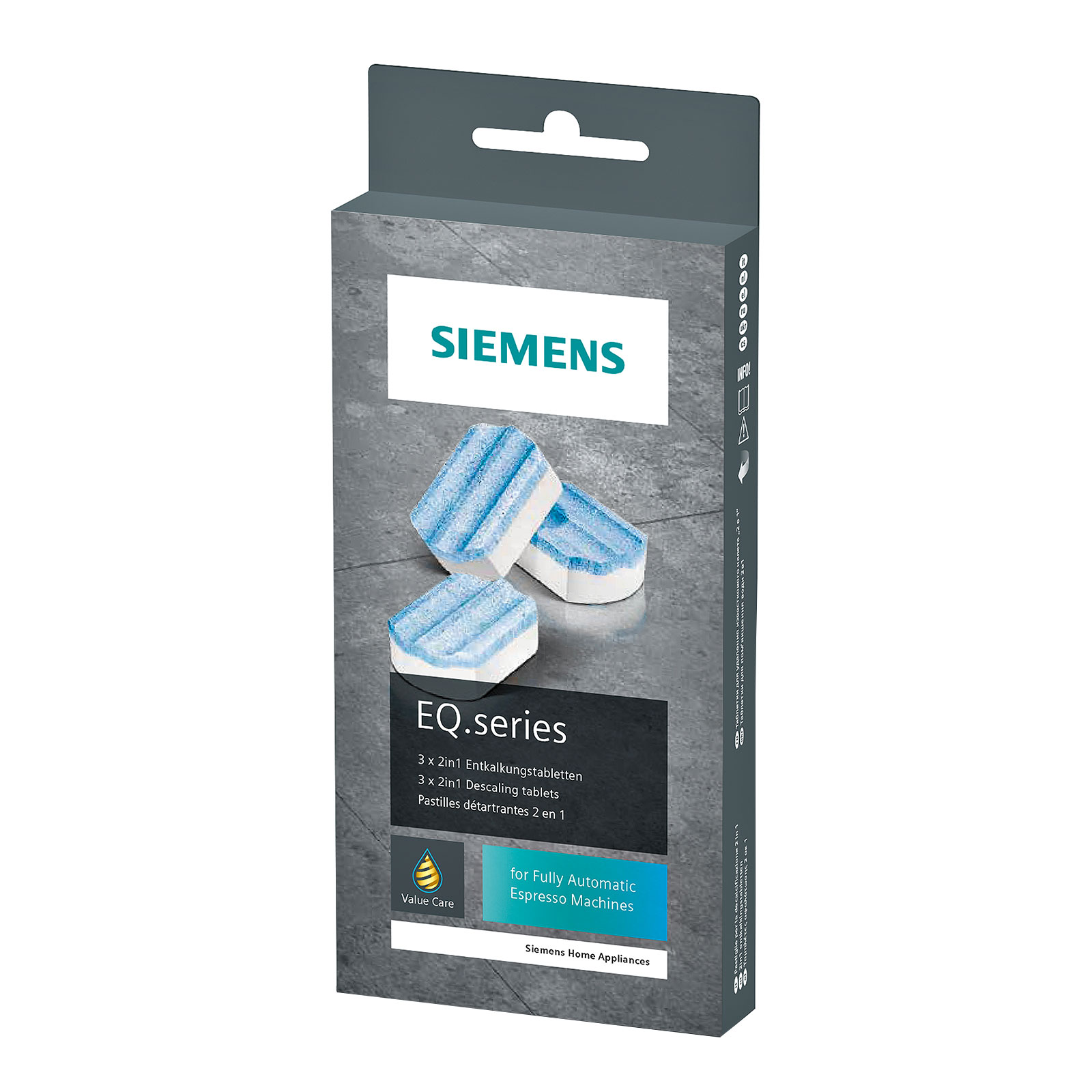 Siemens TP705D01 EQ.700 classic Kaffeevollautomat + TZ80001A Reinigungstabletten + TZ80002A Entkalkungstabletten
