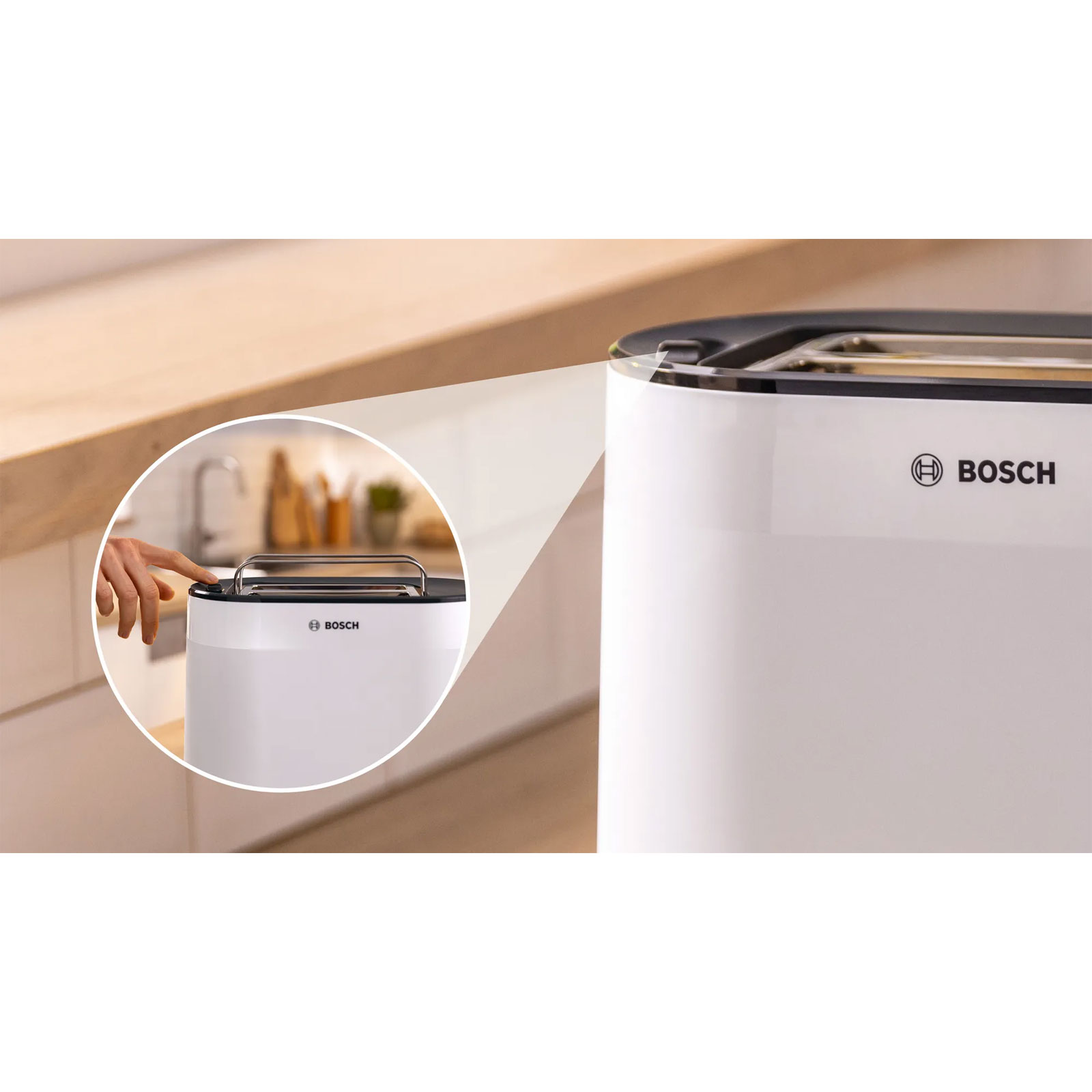 Bosch TAT2M121 Toaster Kompakt MyMoment 2 Scheiben 950 Watt