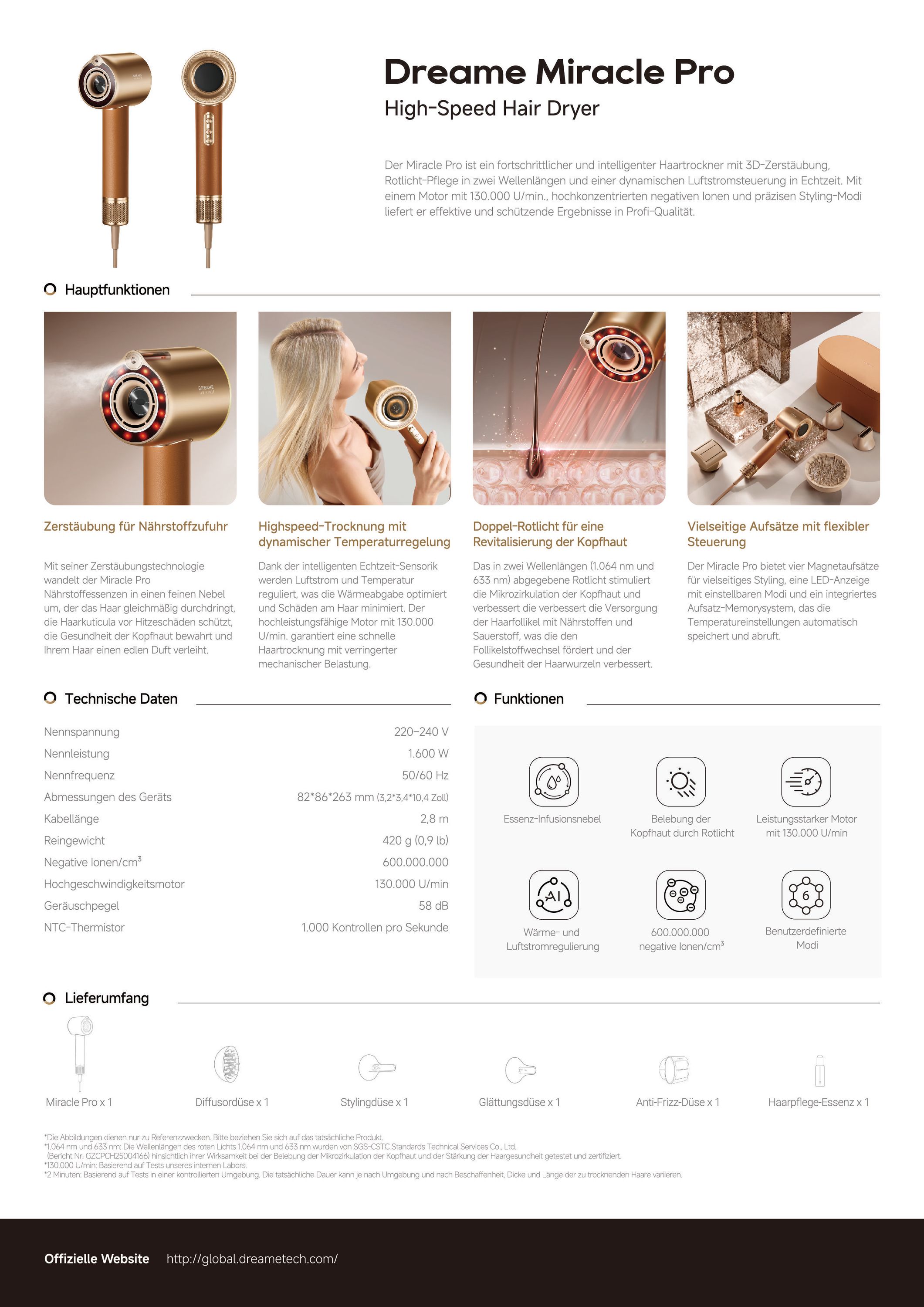 Dreame Miracle Pro Haartrockner