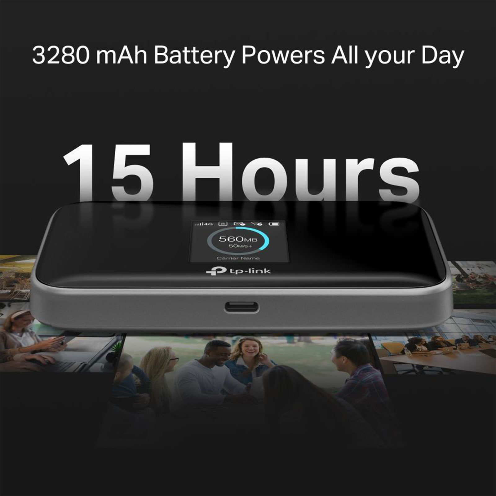 TP-Link M7750 600 Mbit/s LTE-Advanced Mobile Wi-Fi Mobiler Router