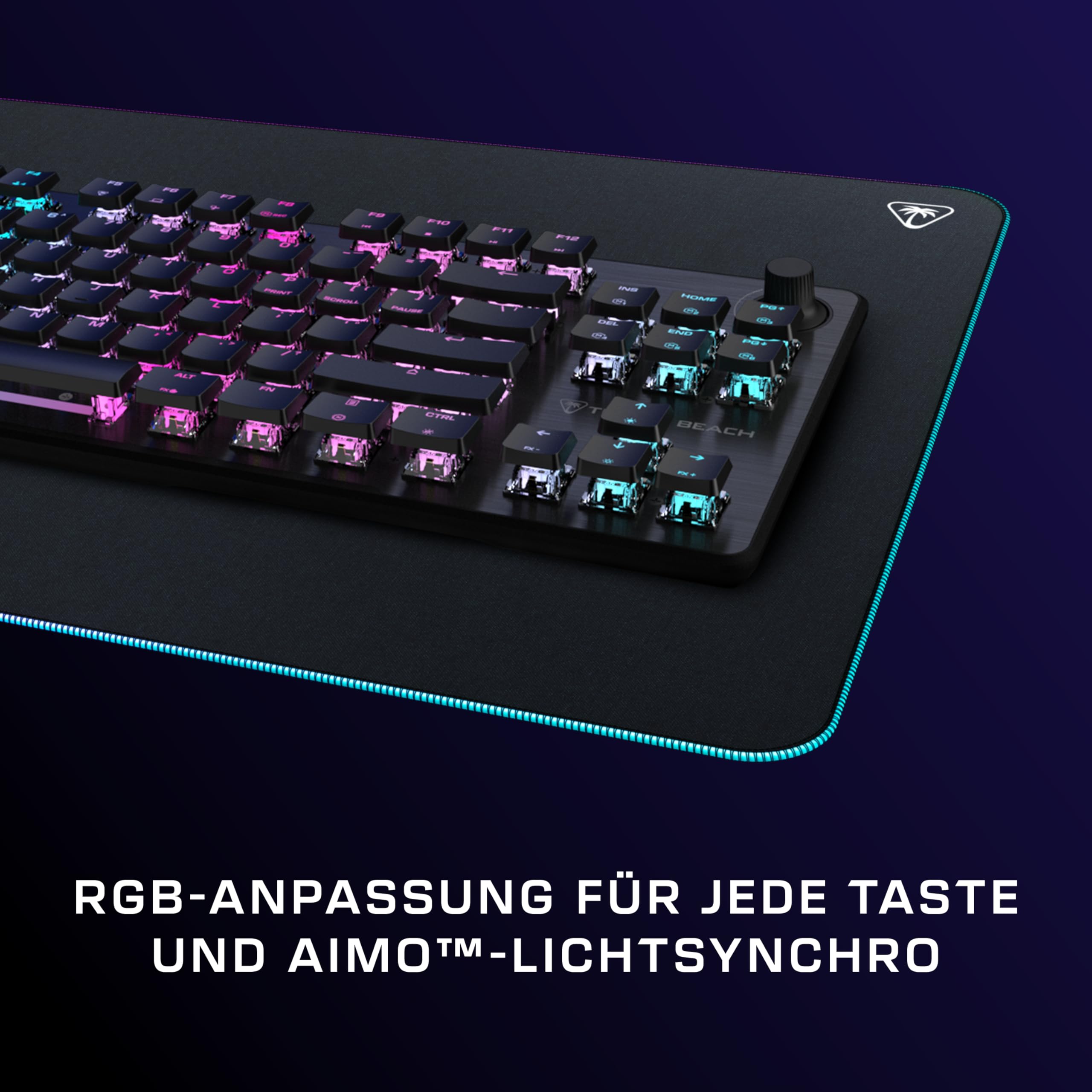 Turtle Beach Vulcan II TKL RGB Tenkeyless Mechanische Gaming-Tastatur