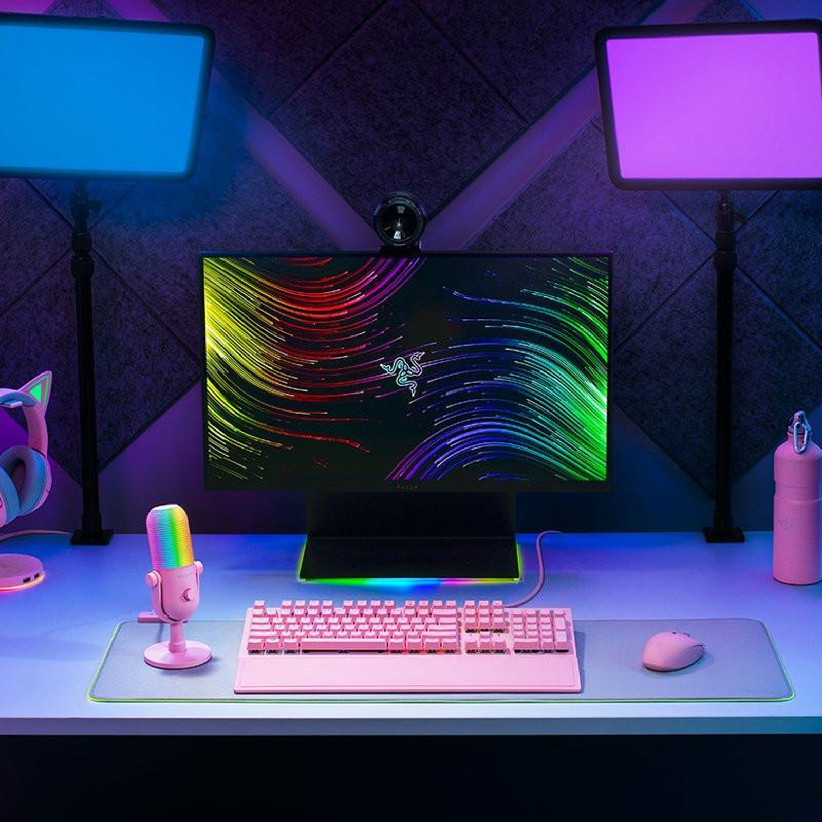 RAZER Seiren V3 Chroma Tischmikrofon, Weiß