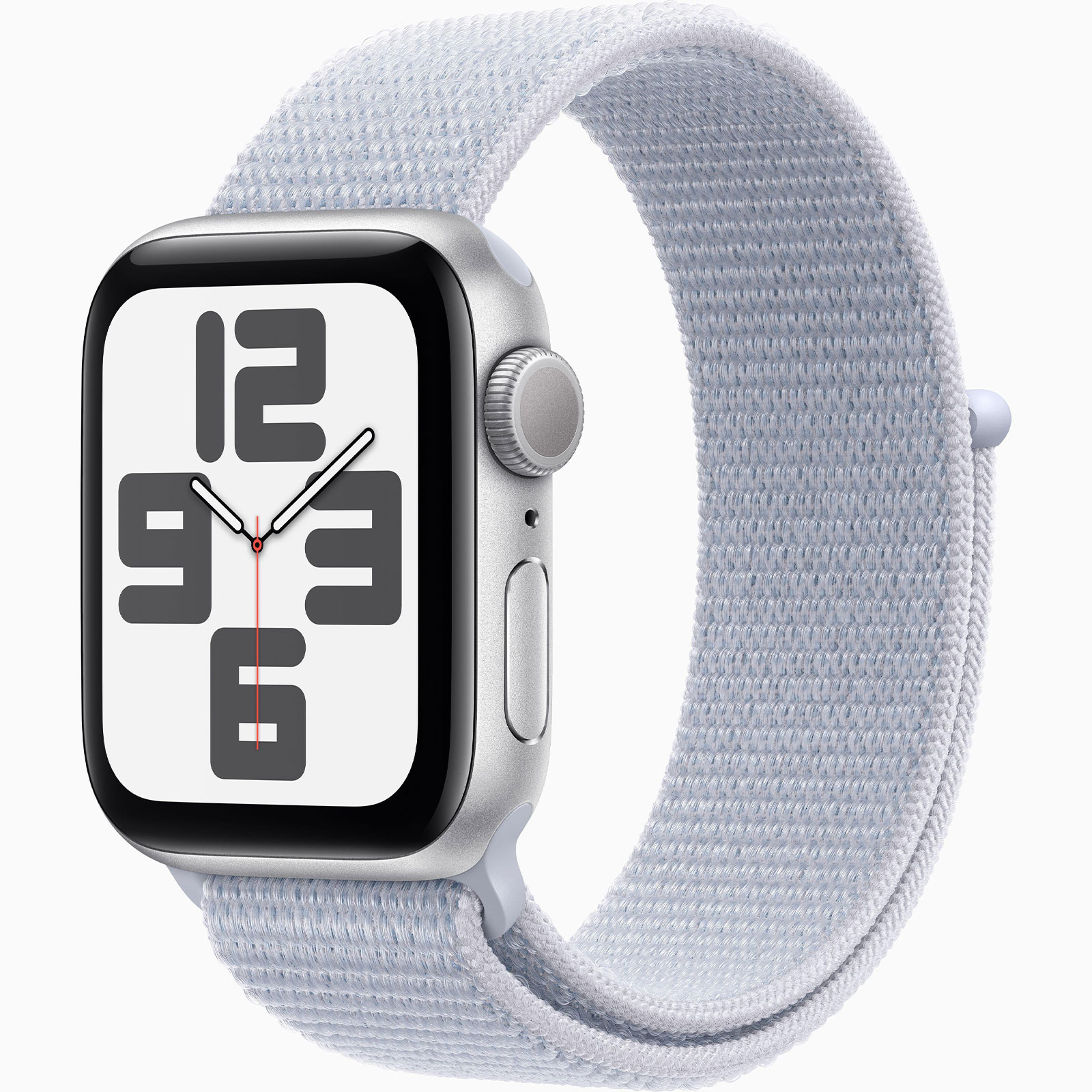 Apple Watch SE GPS, 44 mm Aluminiumgehäuse Mitternacht, mit Sport Loop Tinte