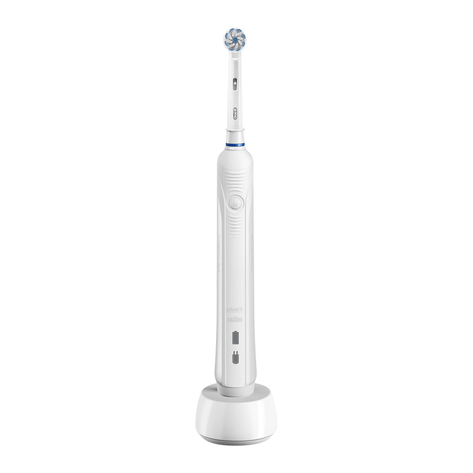 BRAUN Oral-B Pro 1-200 SensiUltraThin Zahnbürste inkl. CrossAction Aufsteckbürsten Handtuch