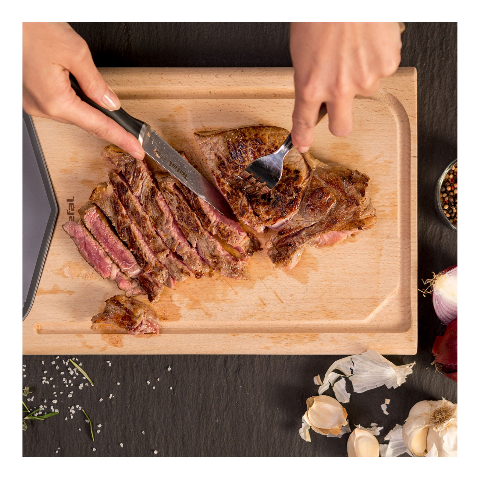 Tefal Ice Force 3er Set (Koch- / Universal - / Schälmesser)