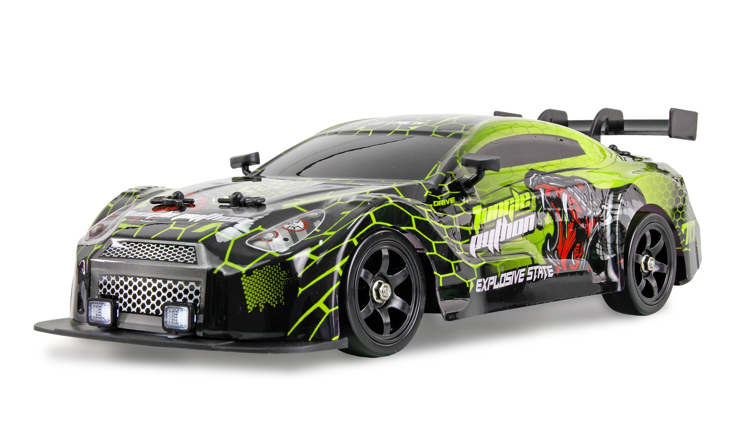 Ferngesteuertes Drift Sport Car GTR mit Raucheffekt 4WD 1:16 RTR