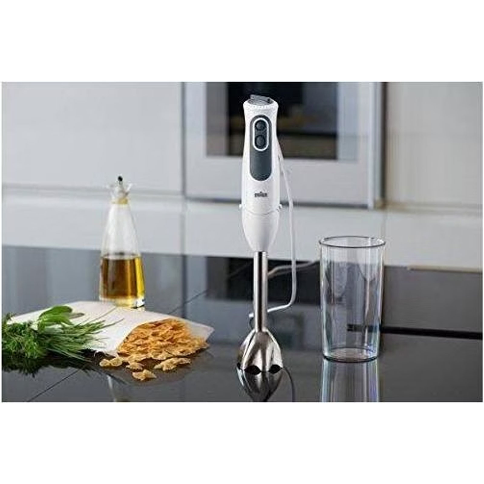 BRAUN MultiQuick 3 MQ 3100 WH Stabmixer-Set  BRAUN MultiQuick 3 MQ 3100 WH Stabmixer-Set