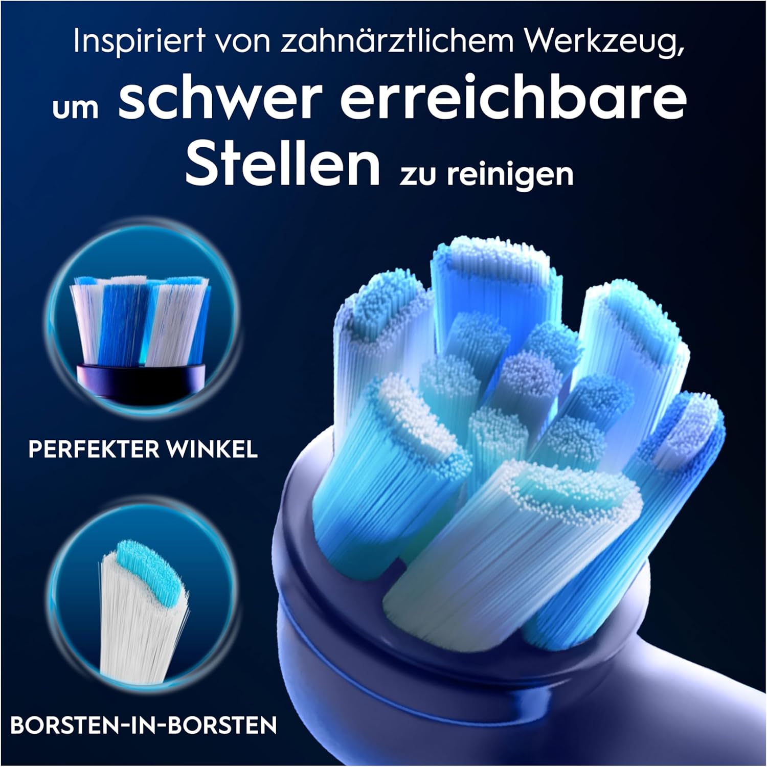 Oral-B iO Ultimative Reinigung, Original Aufsteckbürsten, Weiß, 4er