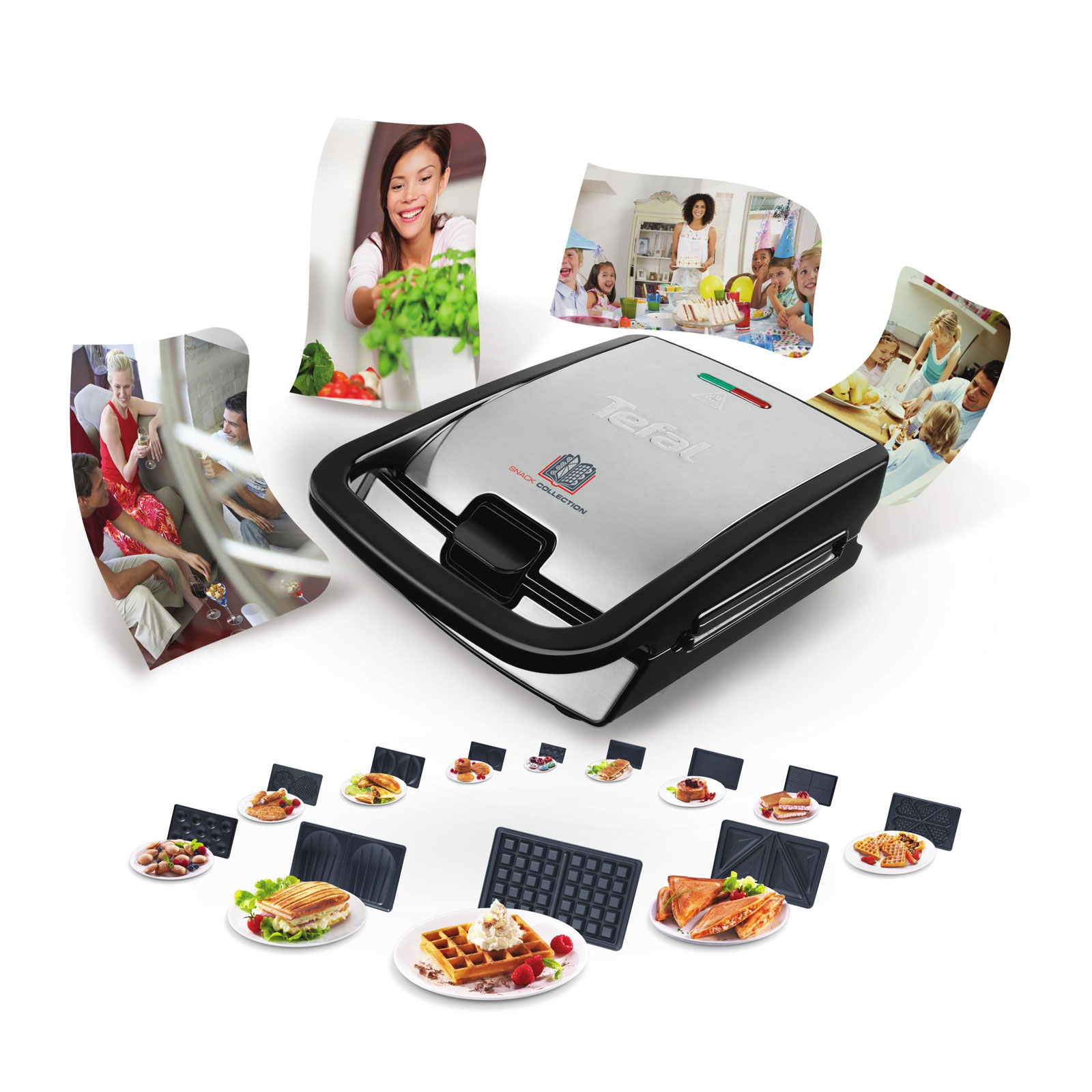 Tefal Snack Collection SW857D Waffeleisen