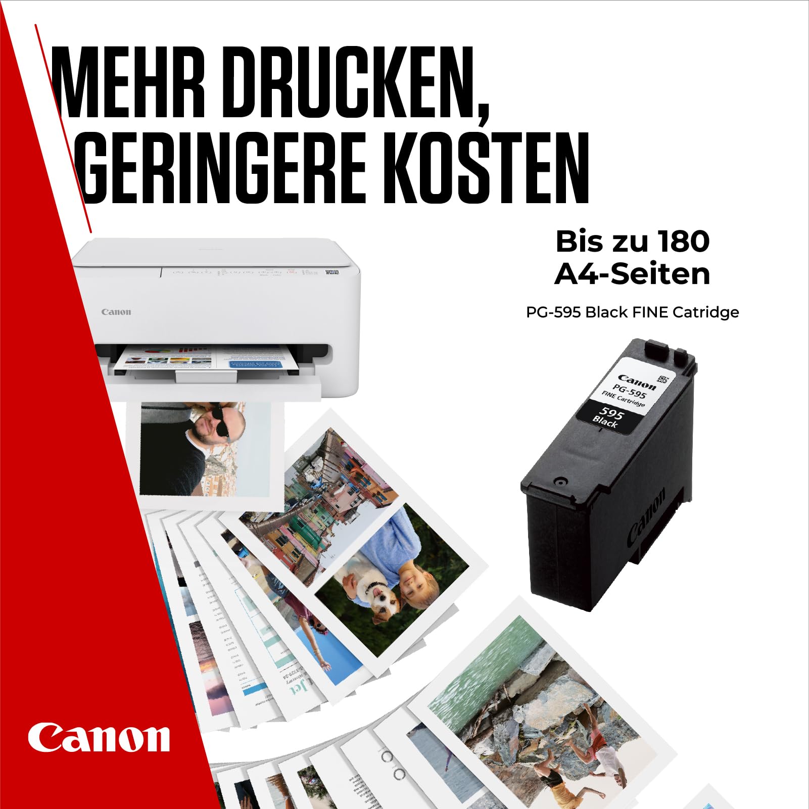 PG-595 Genuine Printer Ink Cartridge