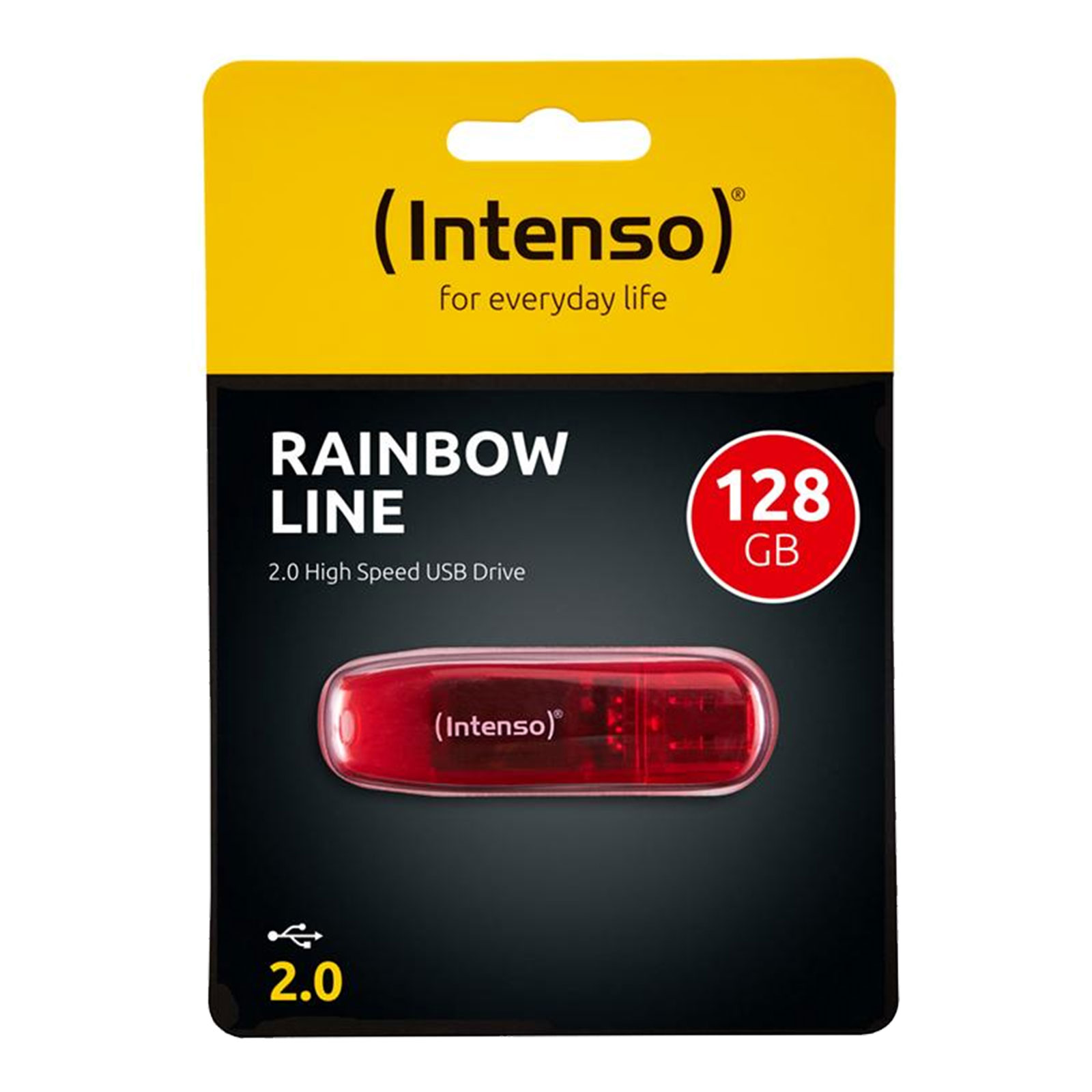 Intenso Rainbow Line 128 GB Orange USB 2.0