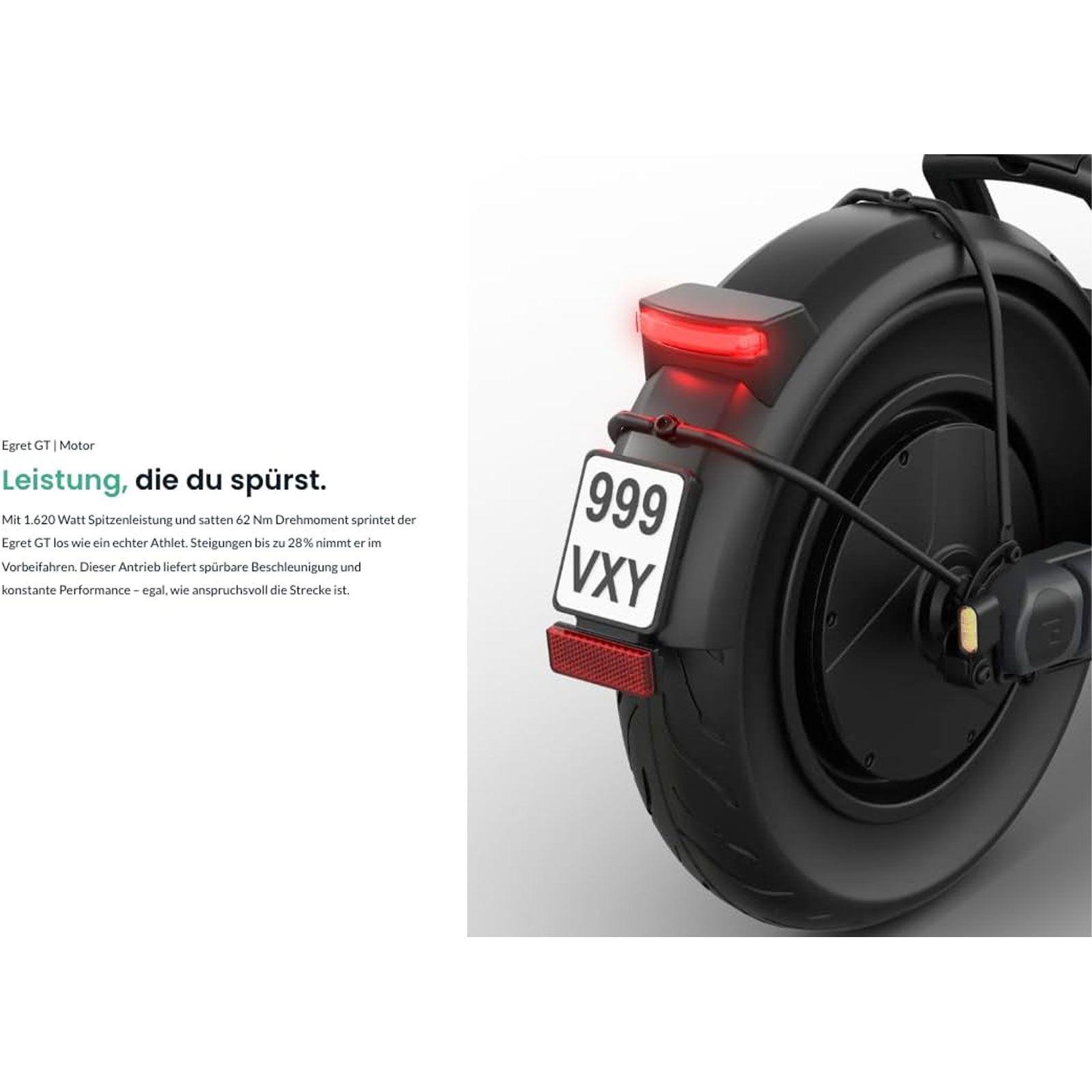 Egret GT XXL 20Ah grau E-Scooter