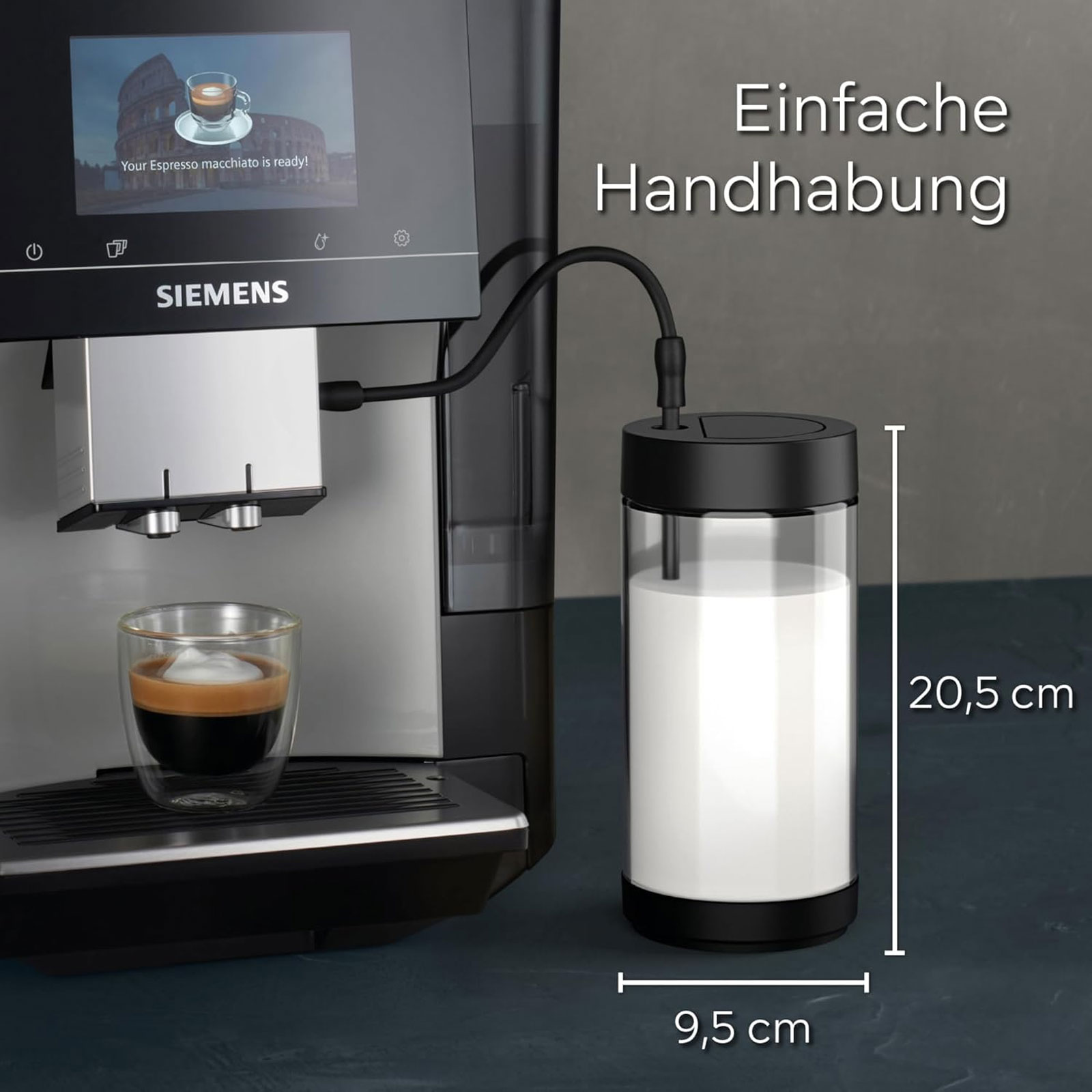 SIemens Milchbehälter aus Glas, TZ80008 SIemens Milchbehälter aus Glas, TZ80008