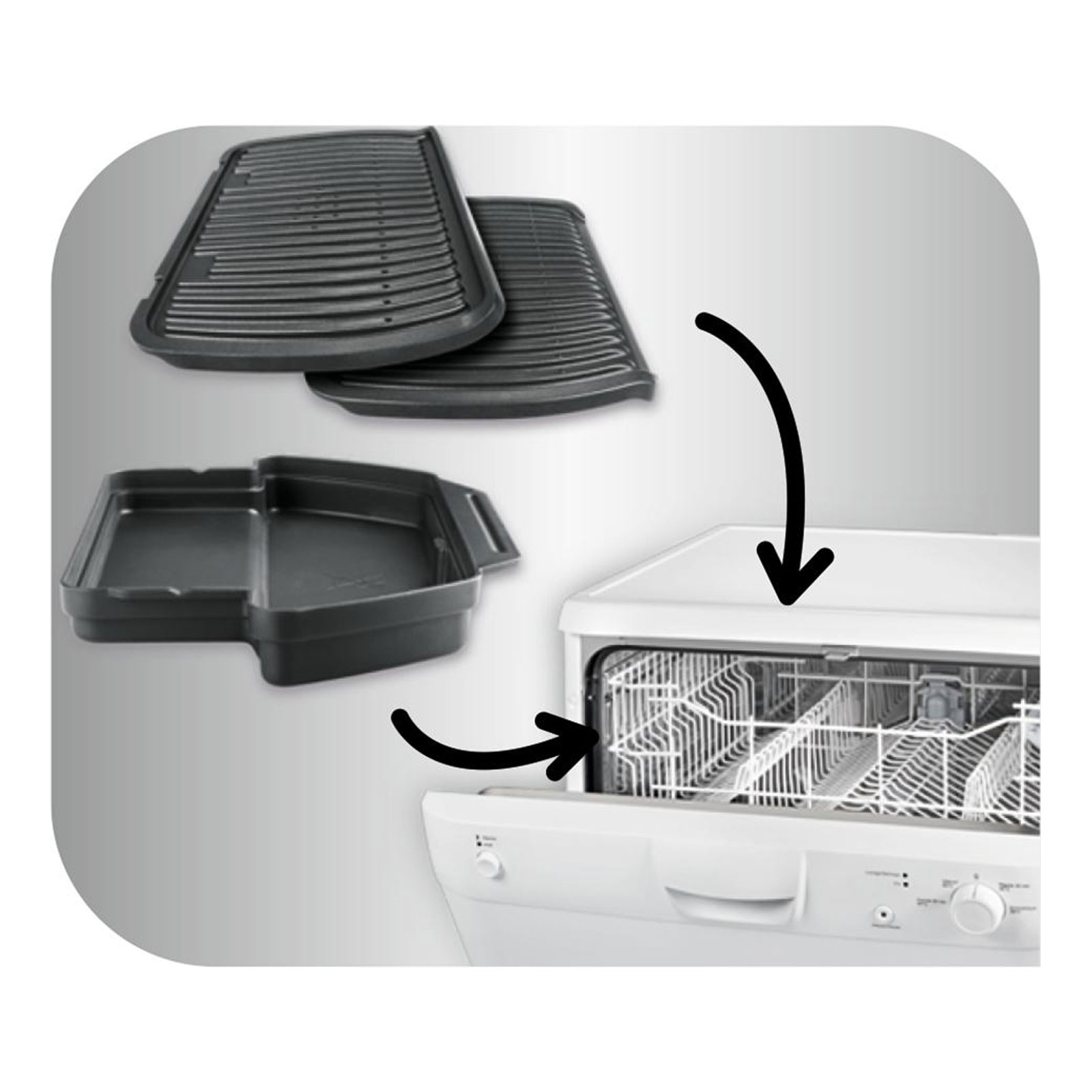Tefal GC707D Optigrill Deluxe Kontaktgrill