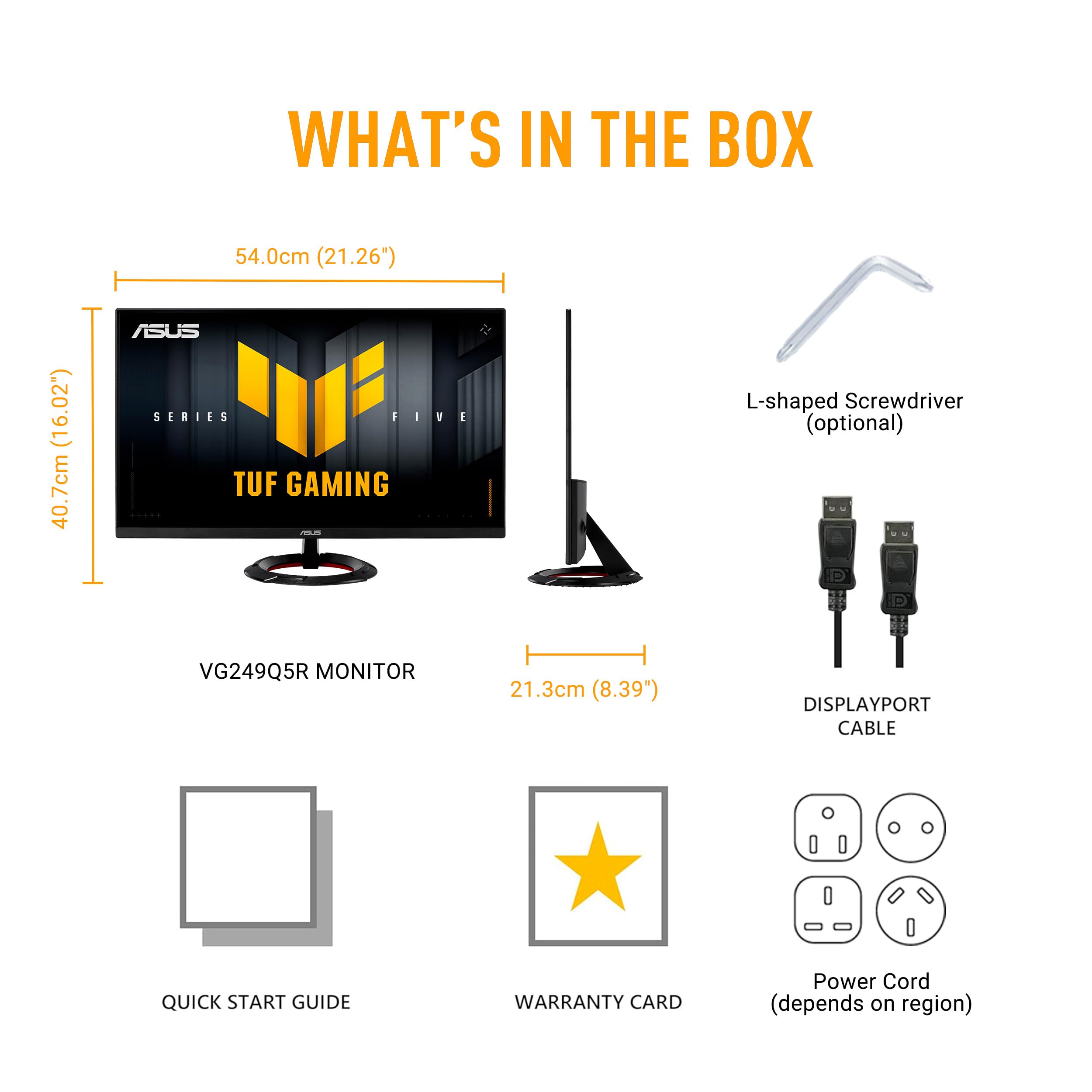 ASUS TUF Gaming VG249Q5R 24 Zoll Full HD Monitor