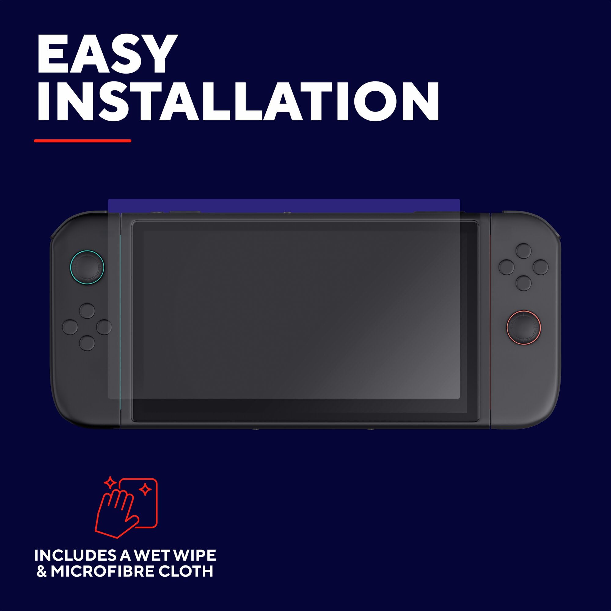 Trust Gaming GXTrust 1254 Panzer Schutz Glas für Nintendo Switch 2