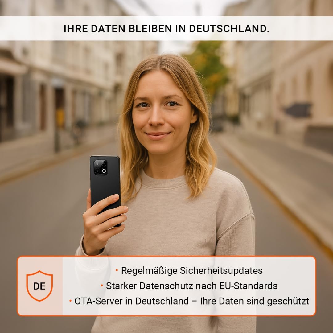 Gigaset GS6 Smartphone – 128GB+8GB RAM - 6,67" FHD+ OLED-Display mit 120Hz