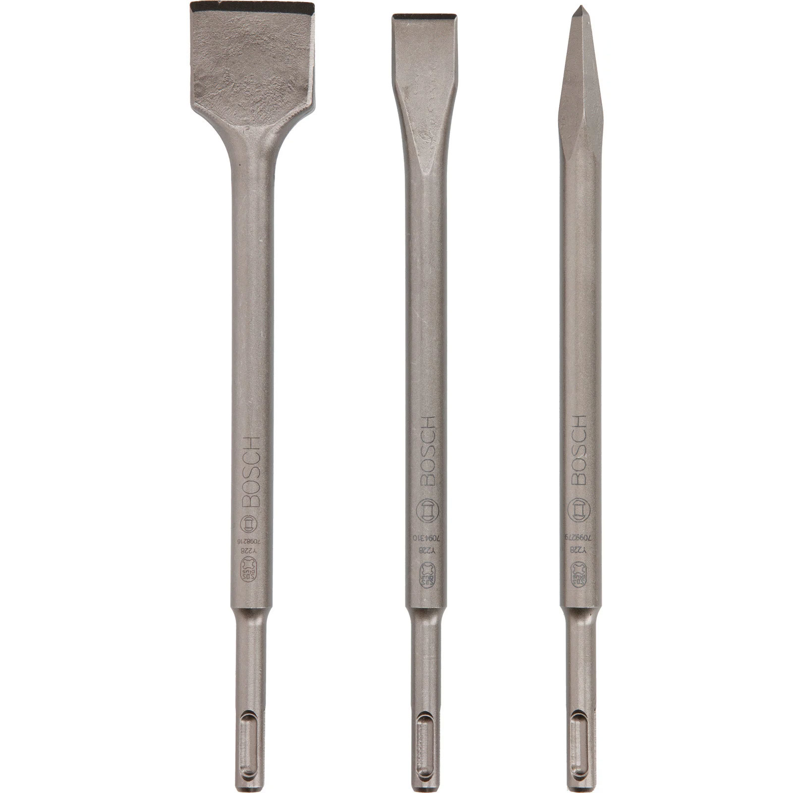 Bosch Professional Meissel-Set SDS plus, 3-teilig