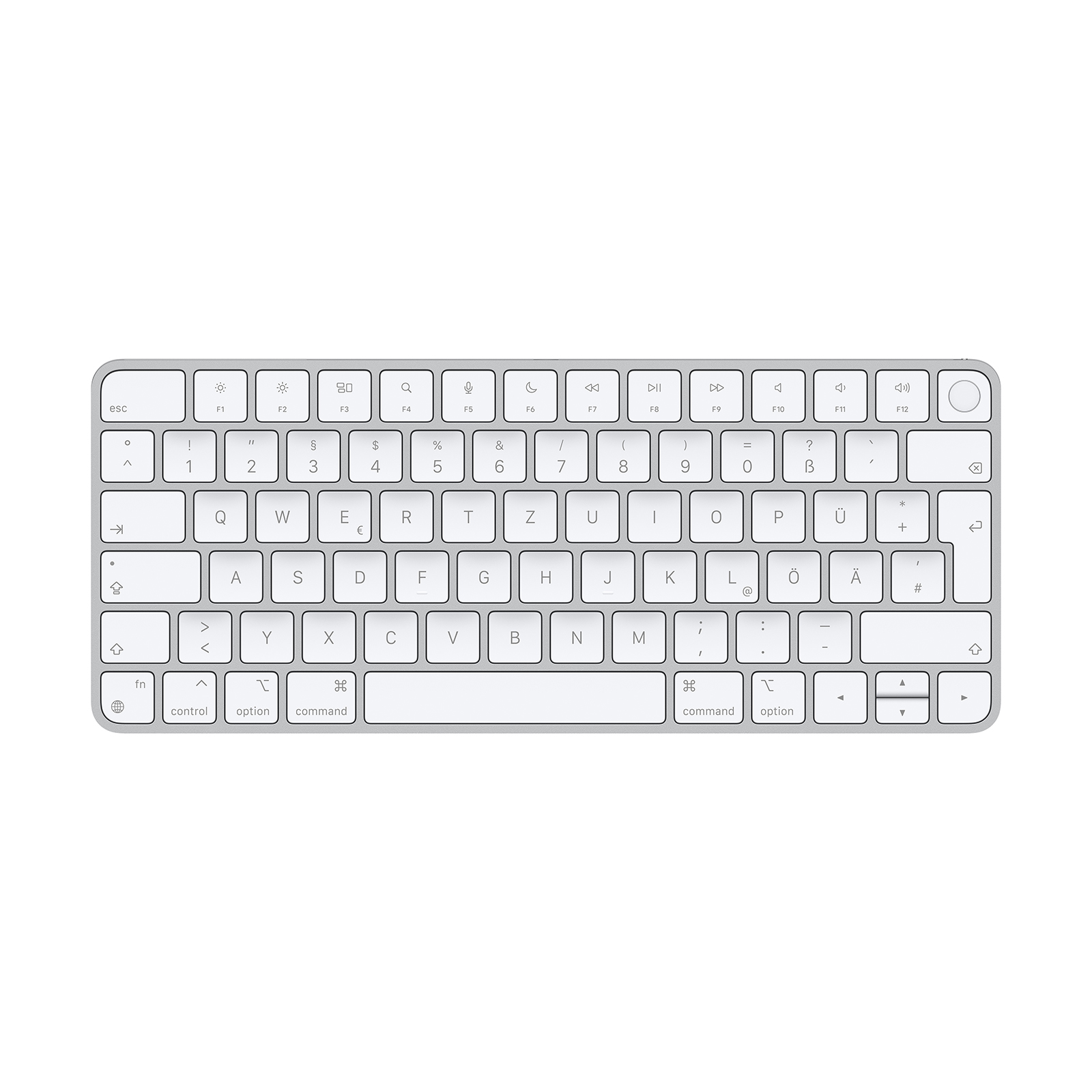 Apple Magic Keyboard mit Touch ID Tastatur Silber