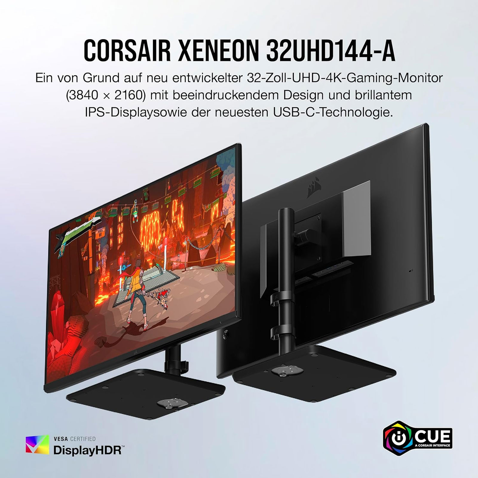 Corsair XENEON 32UHD144-A Gaming Monitor 32 Zoll 4K