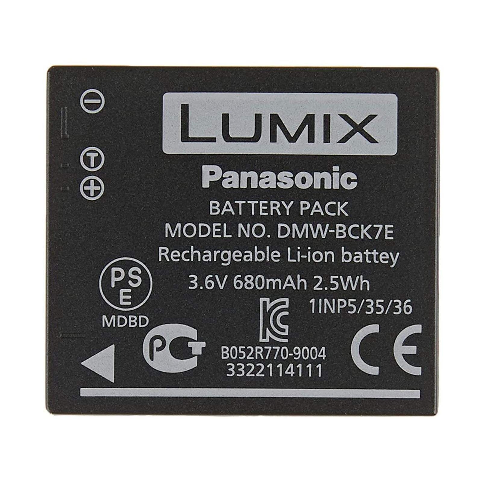 Panasonic DMW-BCK 7 E Akku