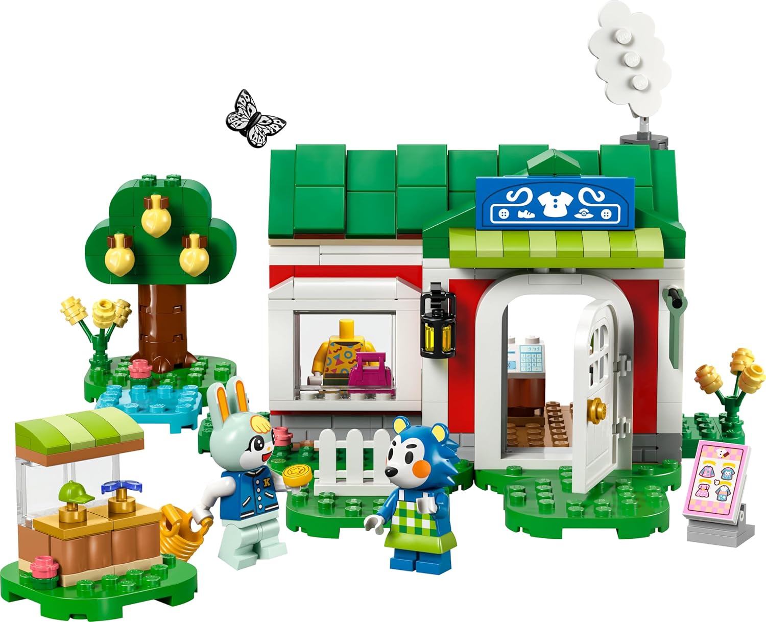 LEGO Animal Crossing Die Schneiderei der Schneiderschwestern 77055