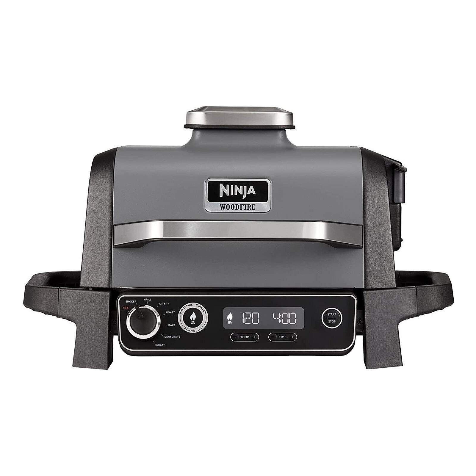Ninja OG701DE Woodfire Outdoor Tischgrill + Grillständer