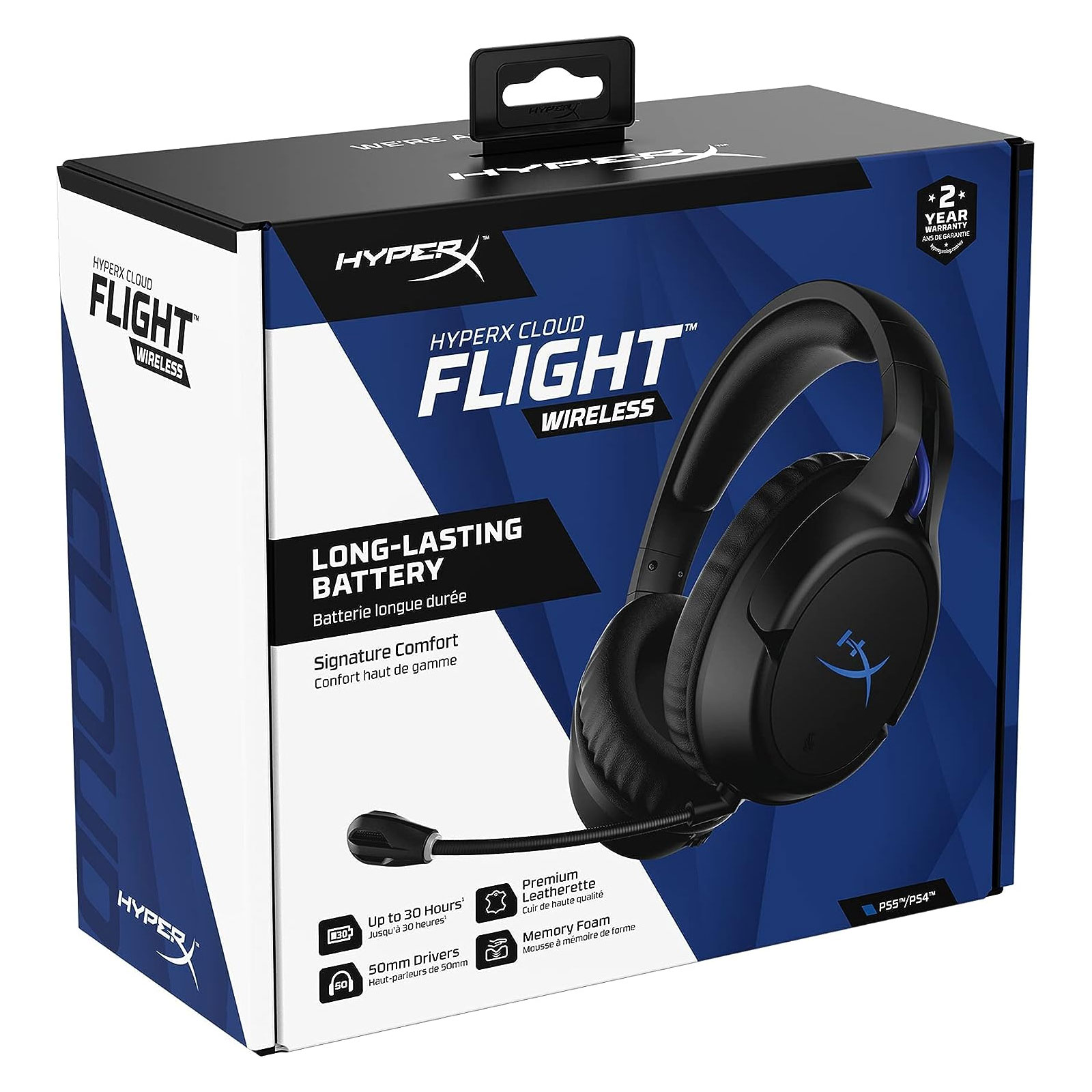 HyperX PS5 WL CLOUD FLIGHT BL/