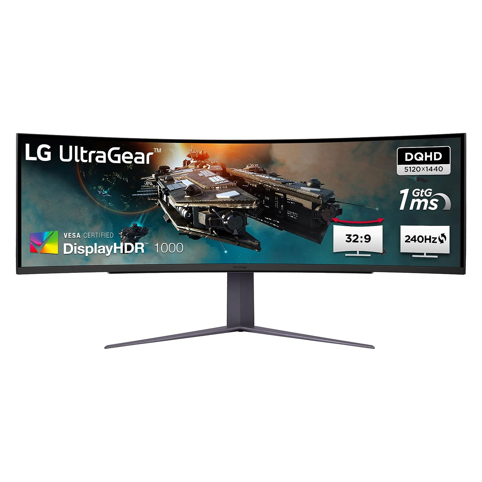 LG Monitor UltraGear 49GR85DC-B.AEU