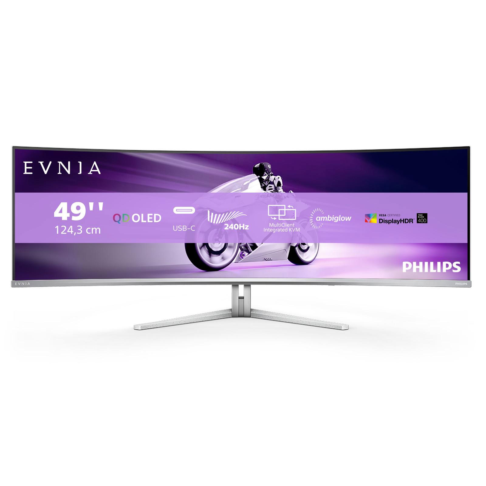 Philips Evnia 8000 49M2C8900/00, Weiß, 48,9 Zoll, Curved