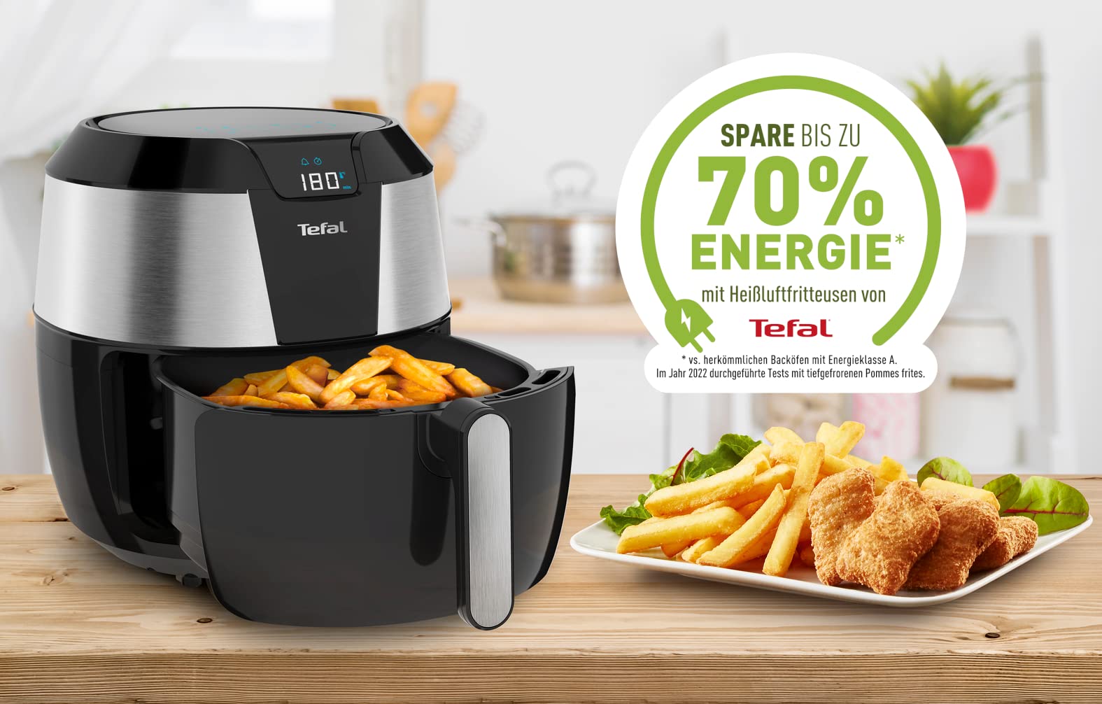 Tefal EY701D15 EASY FRY XXL Heißluftfritteuse Fritteuse 5,6 L Air Fryer