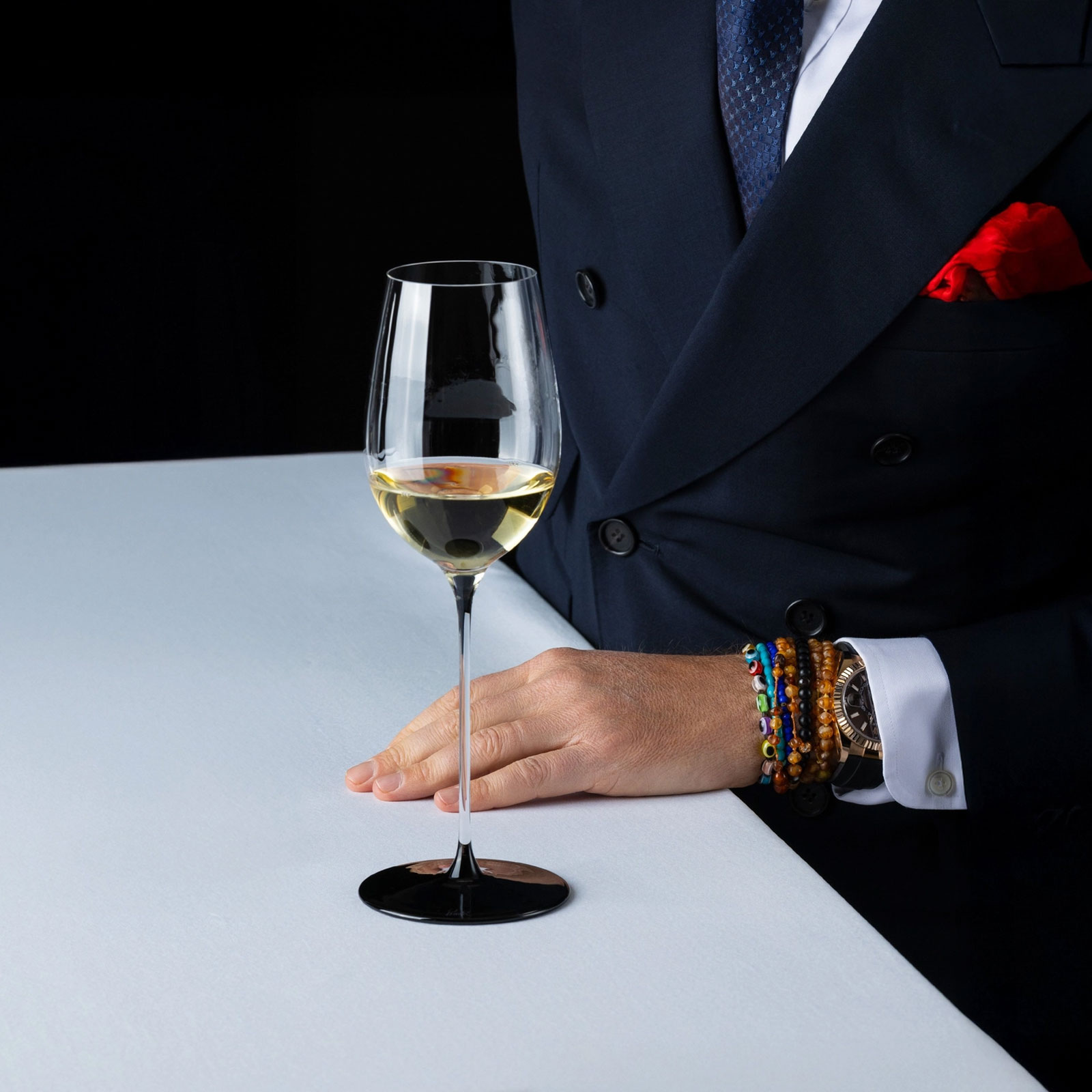 RIEDEL 5110/74 Fatto A Mano Black Tie Tasting Set