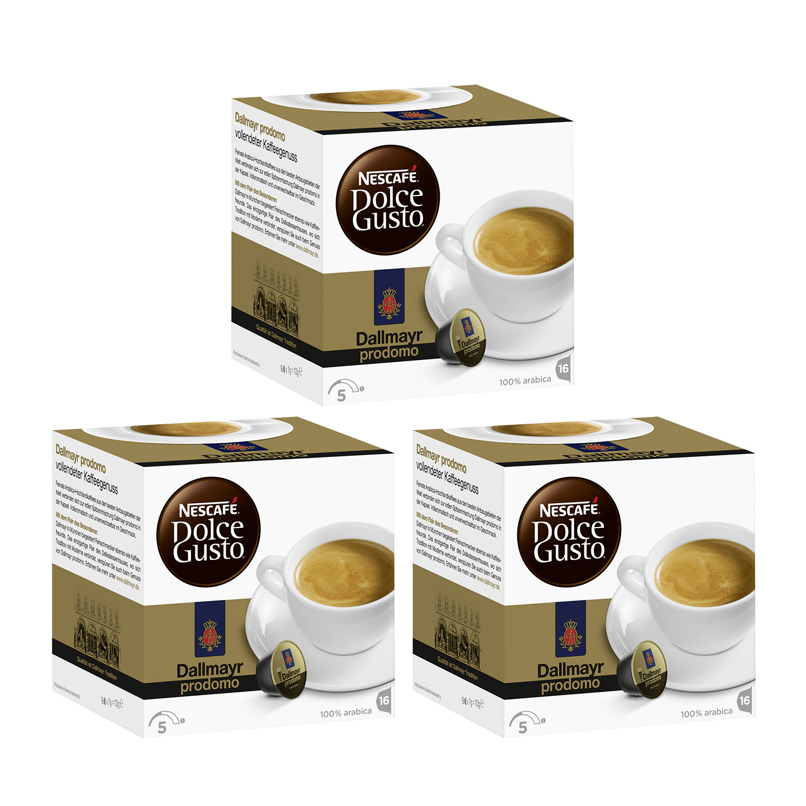 Nestle 3x Dallmayr Prodomo Dolce Gusto