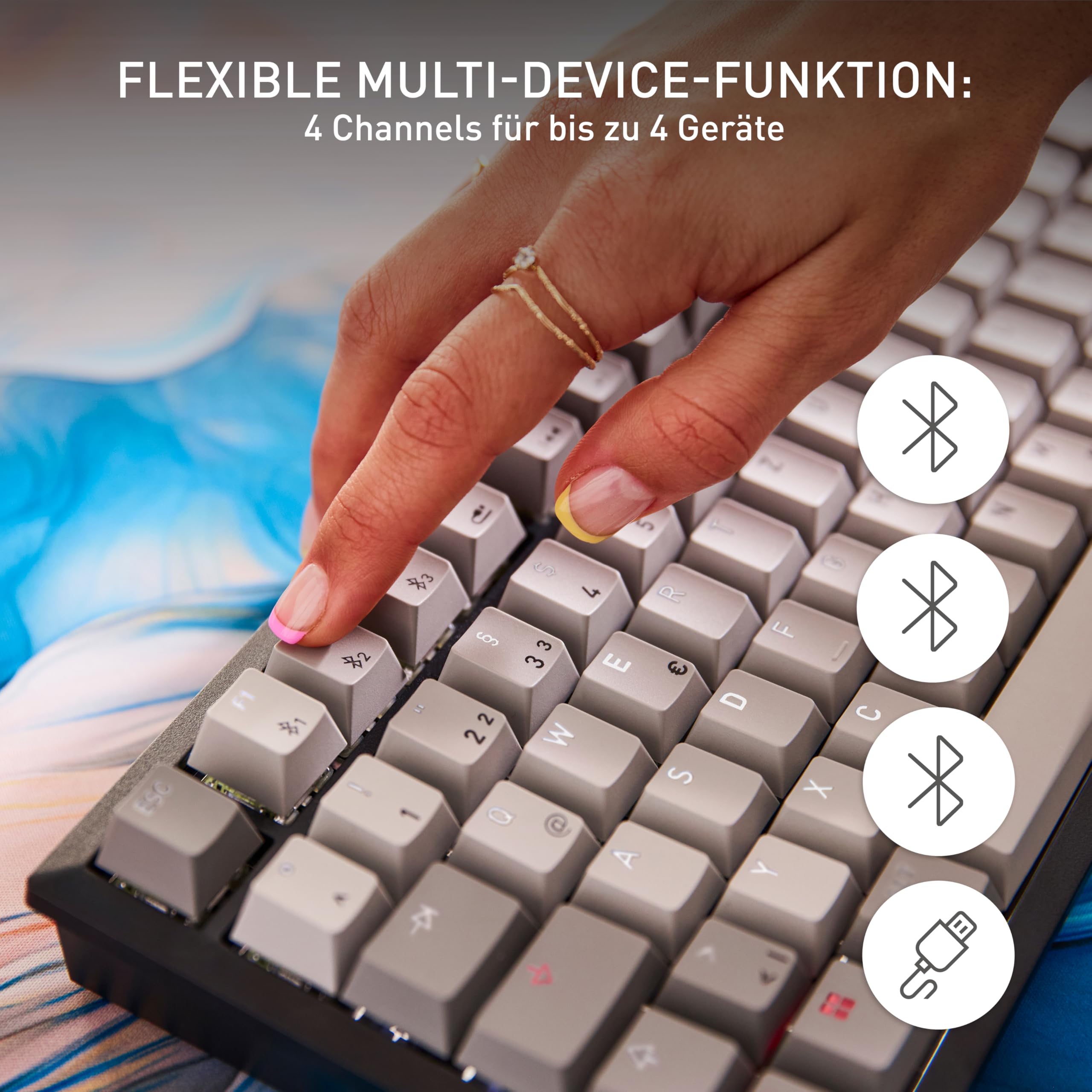 CHERRY KW 300 MX, Kompakte Mechanische Hot-Swap-Tastatur