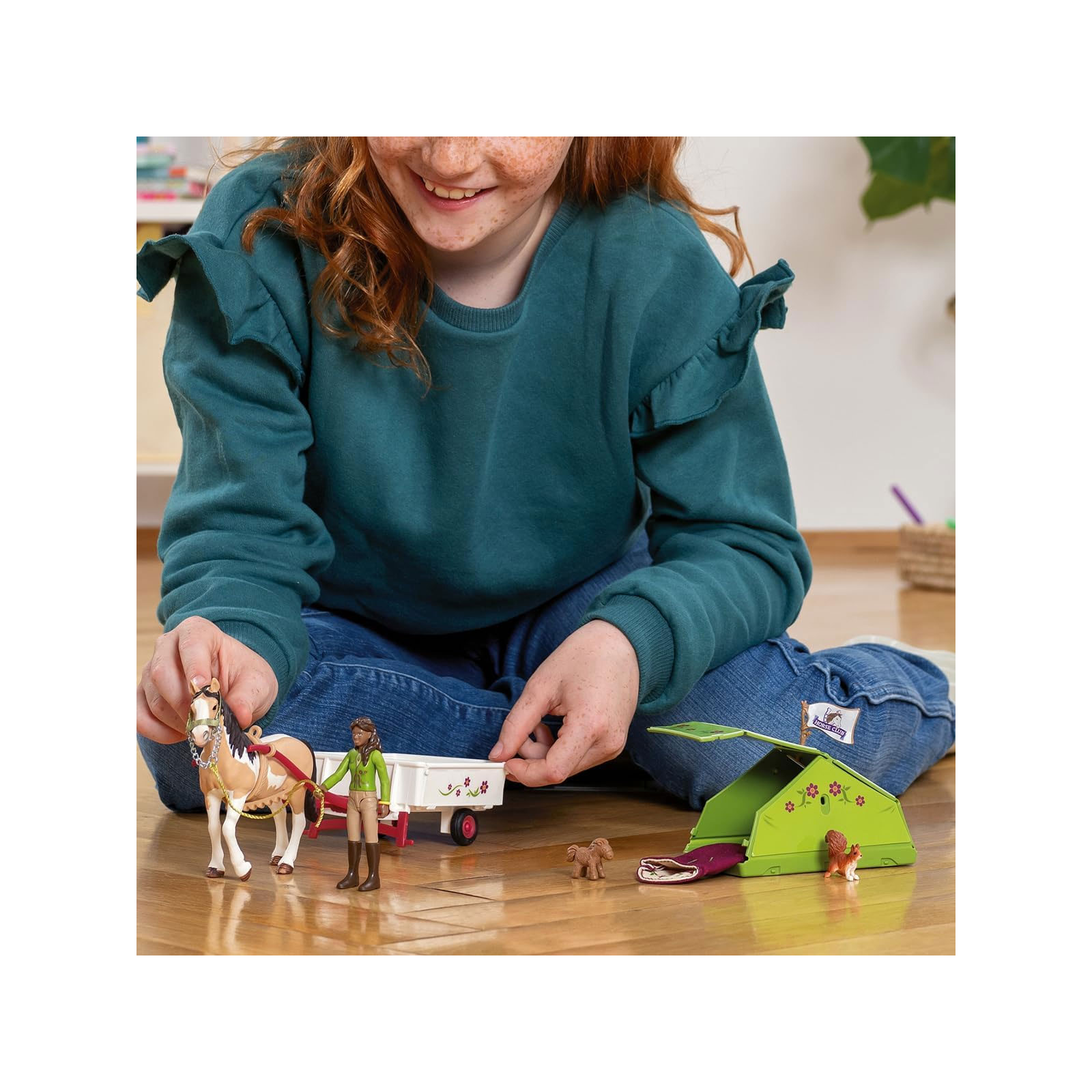 Schleich Horse Club Sarahs Campingausflug Spielfiguren-Set (42533)