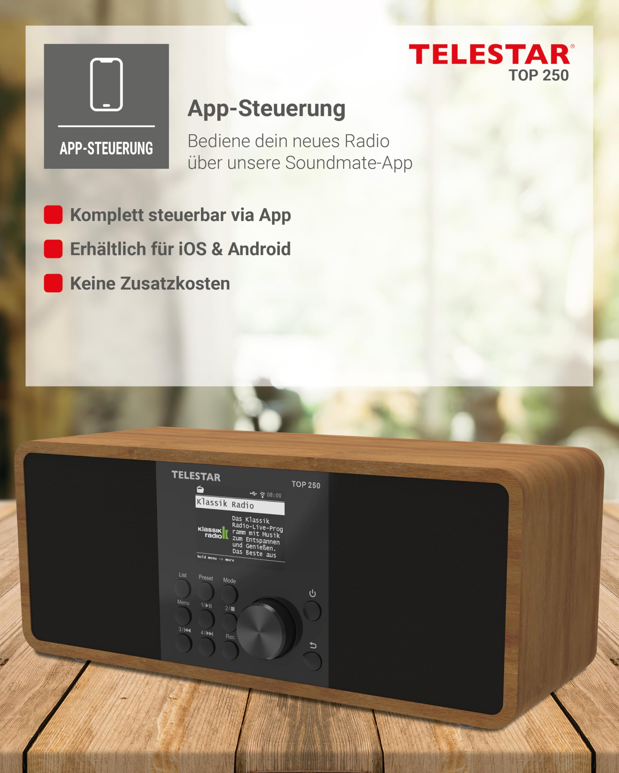 TELESTAR TOP 250 – DAB+/Internetradio