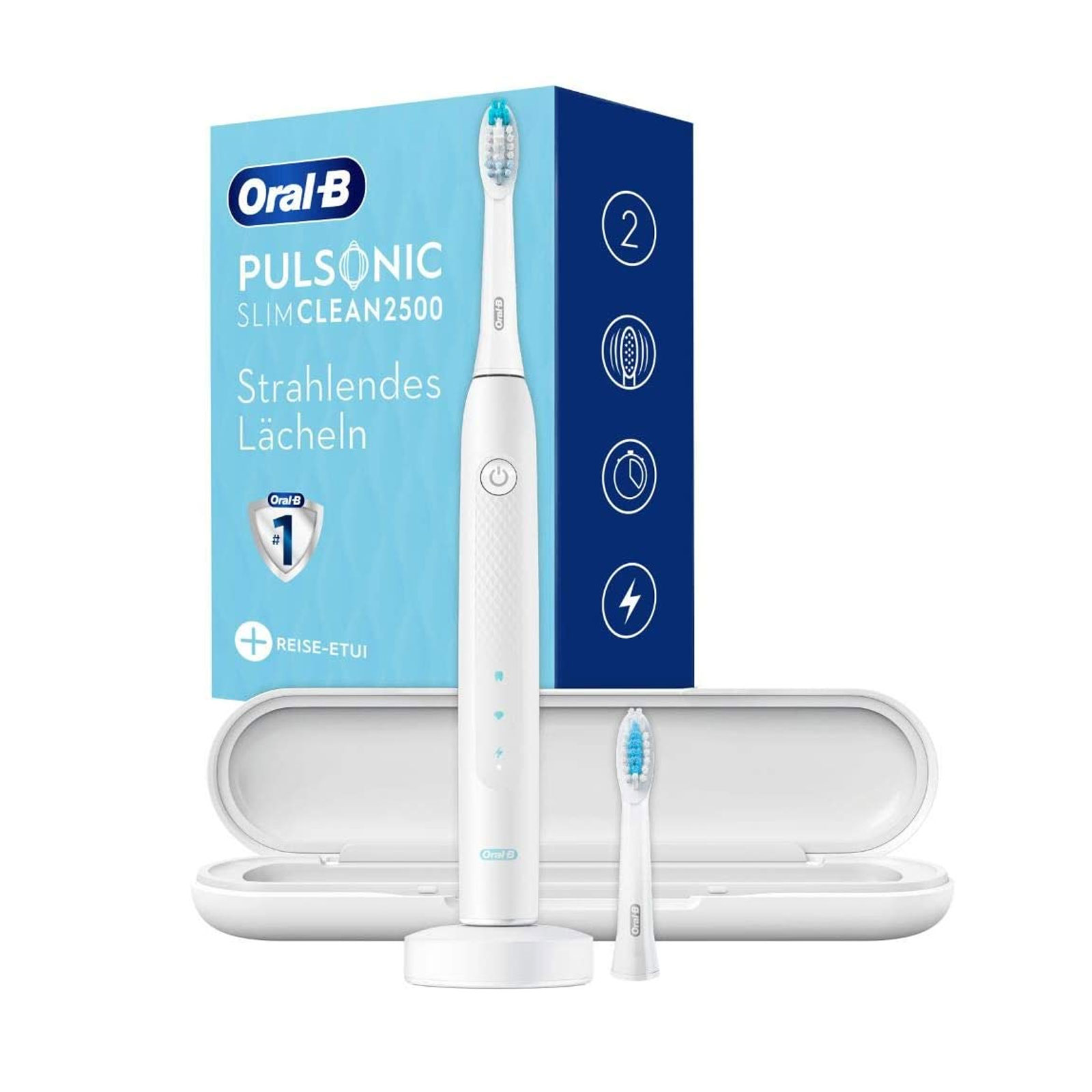 Braun Oral-B Pulsonic Slim Clean 2500 Elektrische Schallzahnbürste