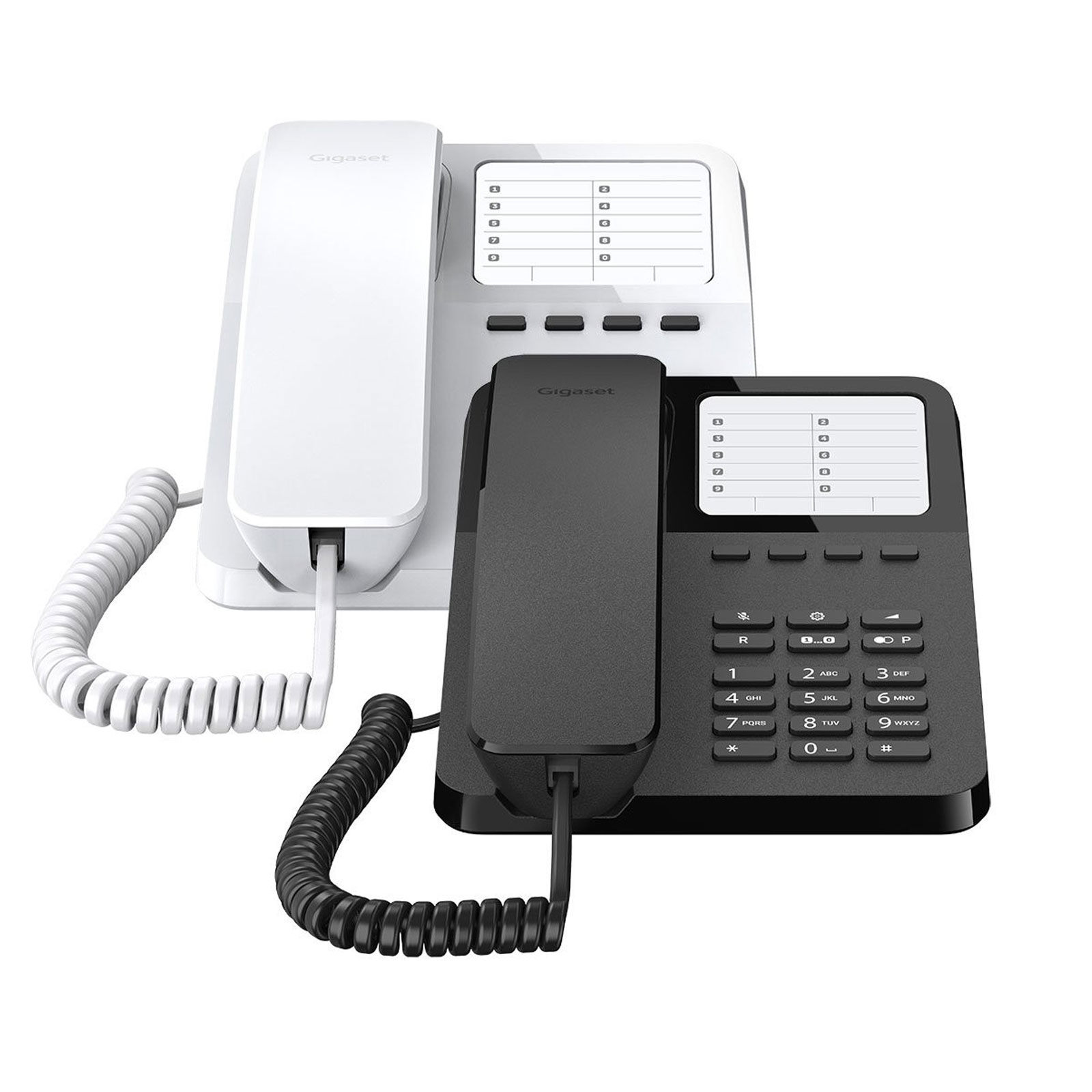 GIGASET DESK 400, Weiß Schnurgebundenes-Telefon