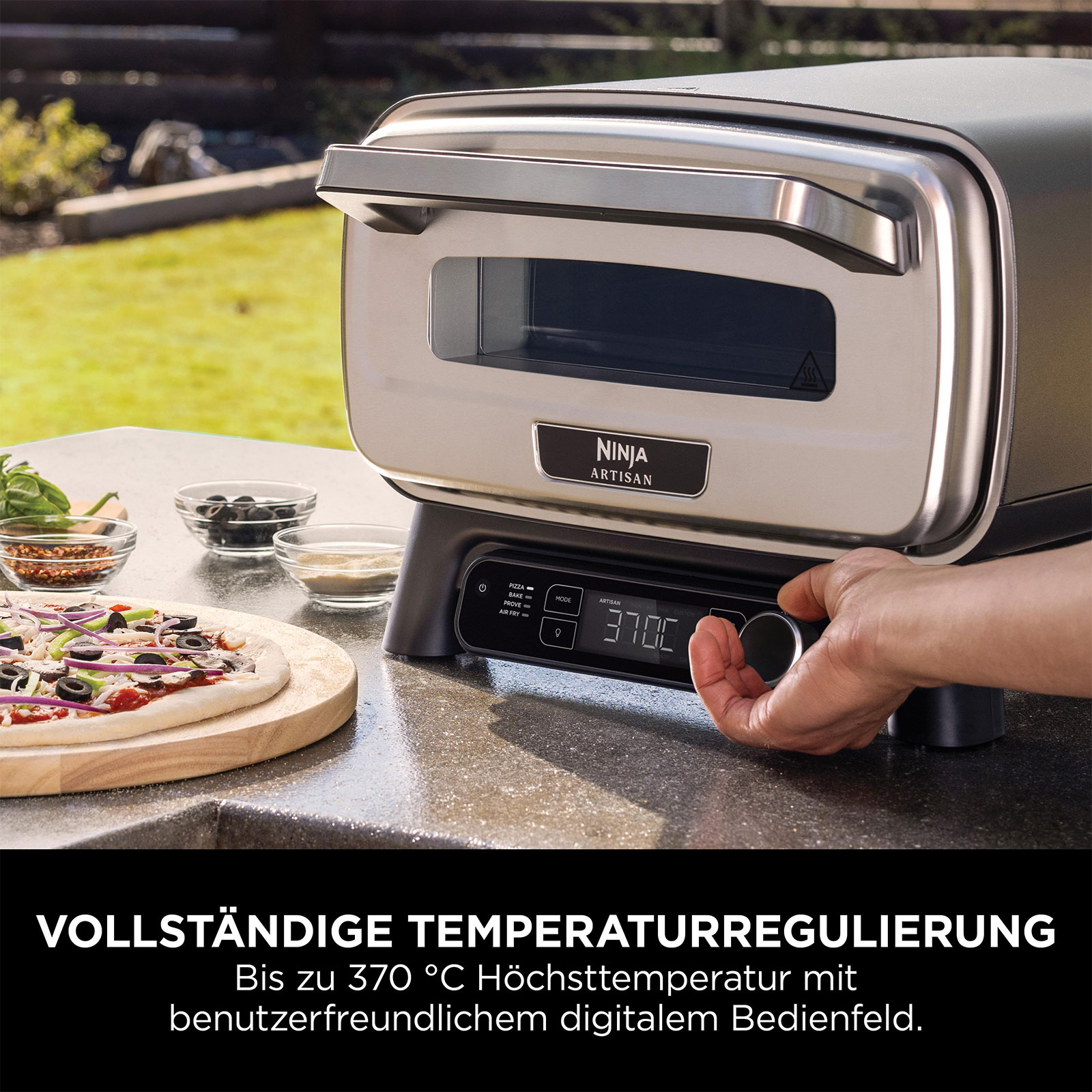 Ninja MO201EU Artisan Outdoor-Elektro-Pizzaofen