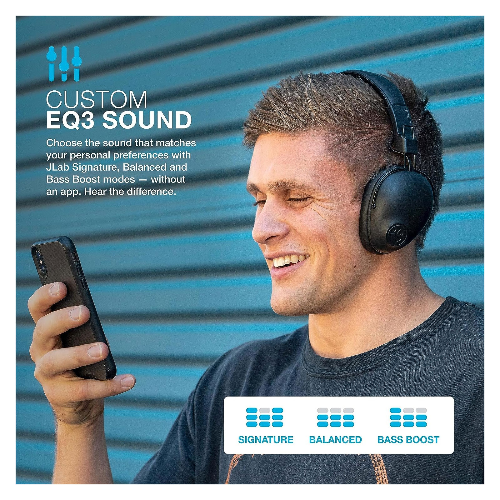 JLab Studio Pro Wireless Over-Ear Bluetooth Kopfhörer Schwarz