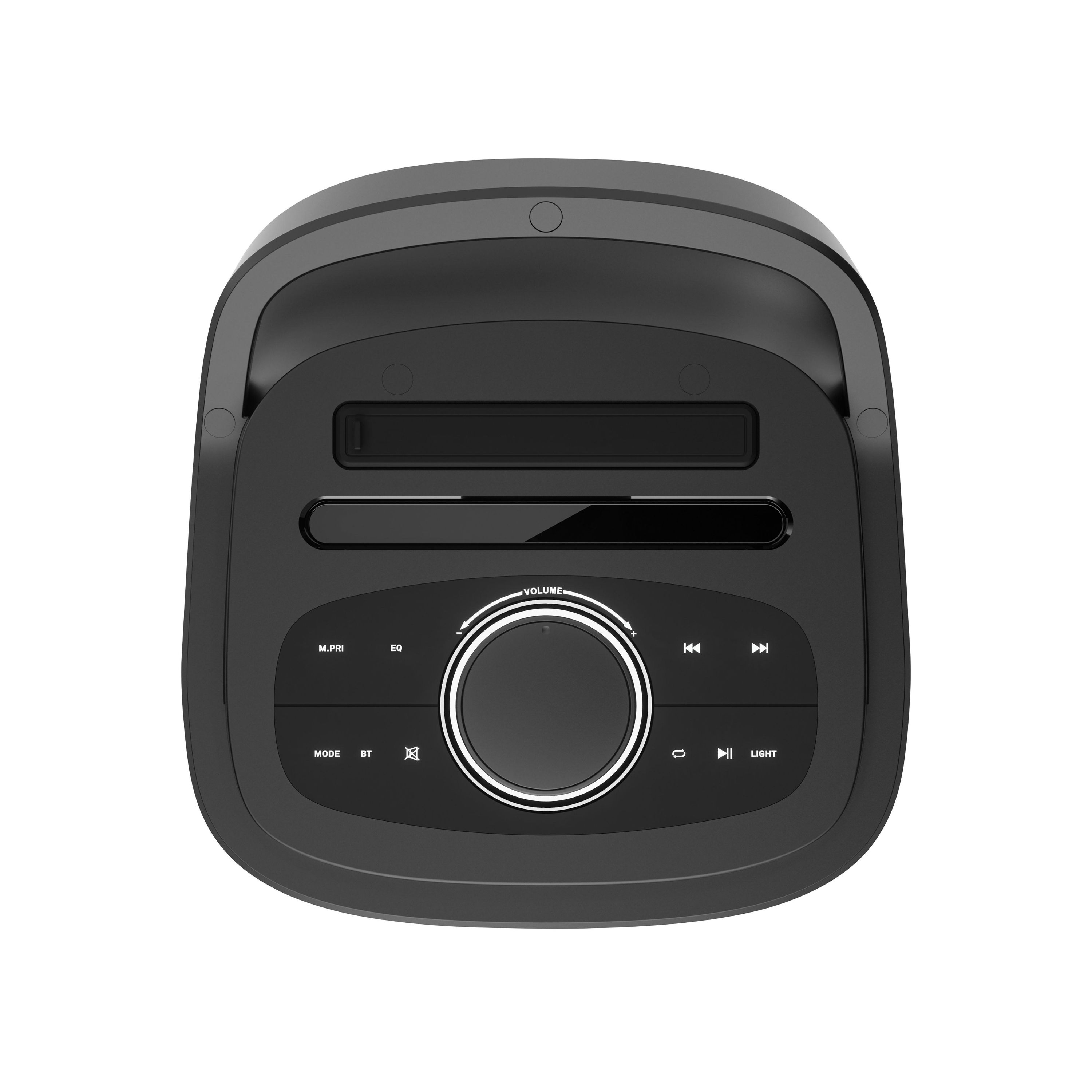 KENDO Partylautsprecher Partybox Club XL 25EX (mit Kabelmikrofon)