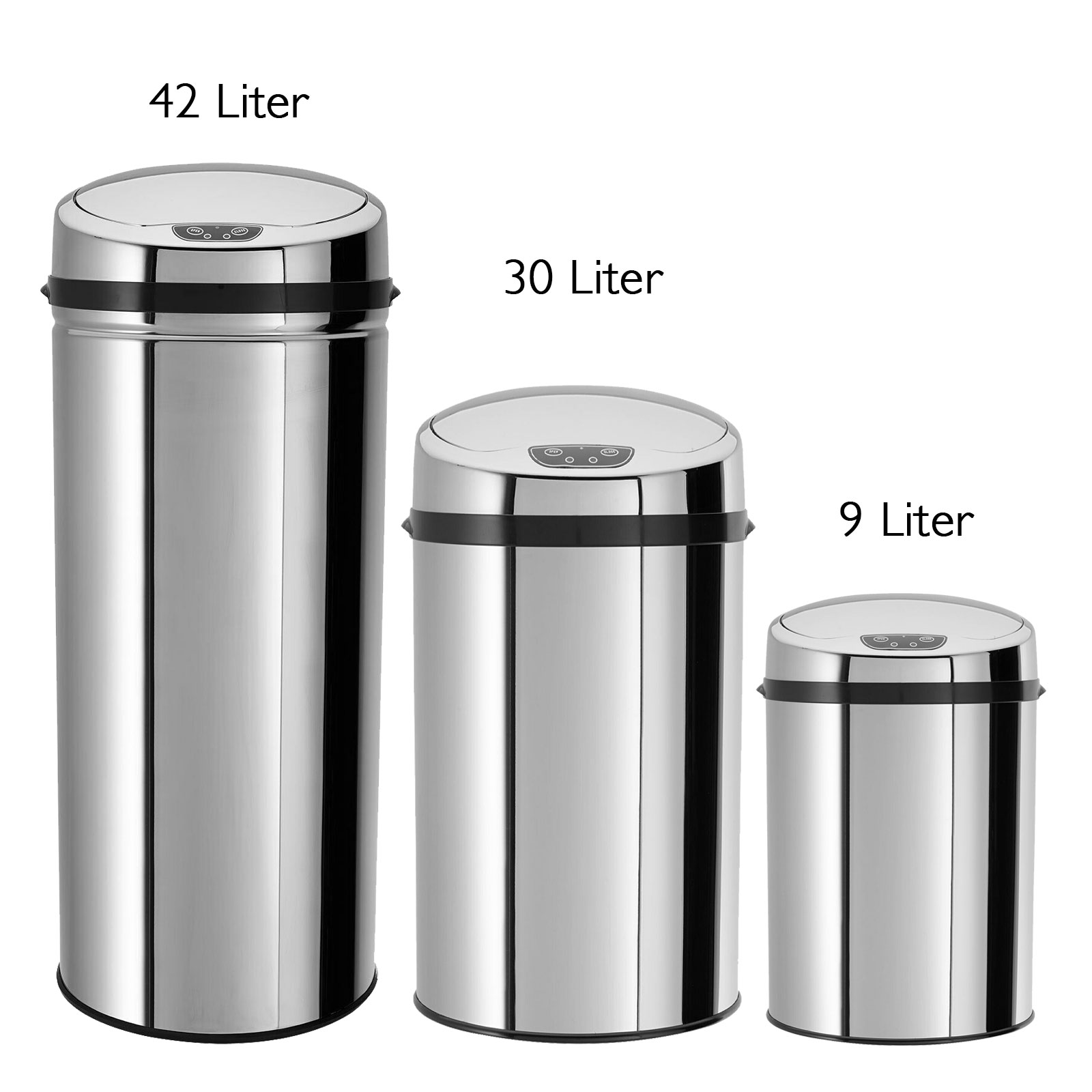 Echtwerk Abfalleimer mit Sensor Inox 