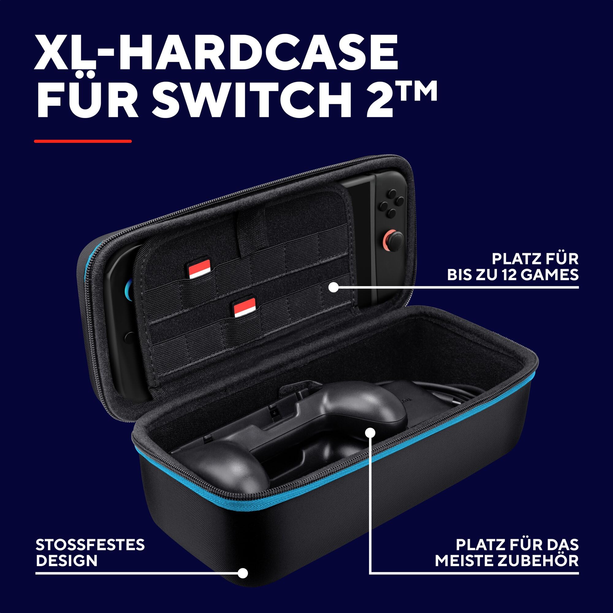 GXTrust 1252 XL Tasche für Nintendo Switch 2 Schutzhülle mit Tasche