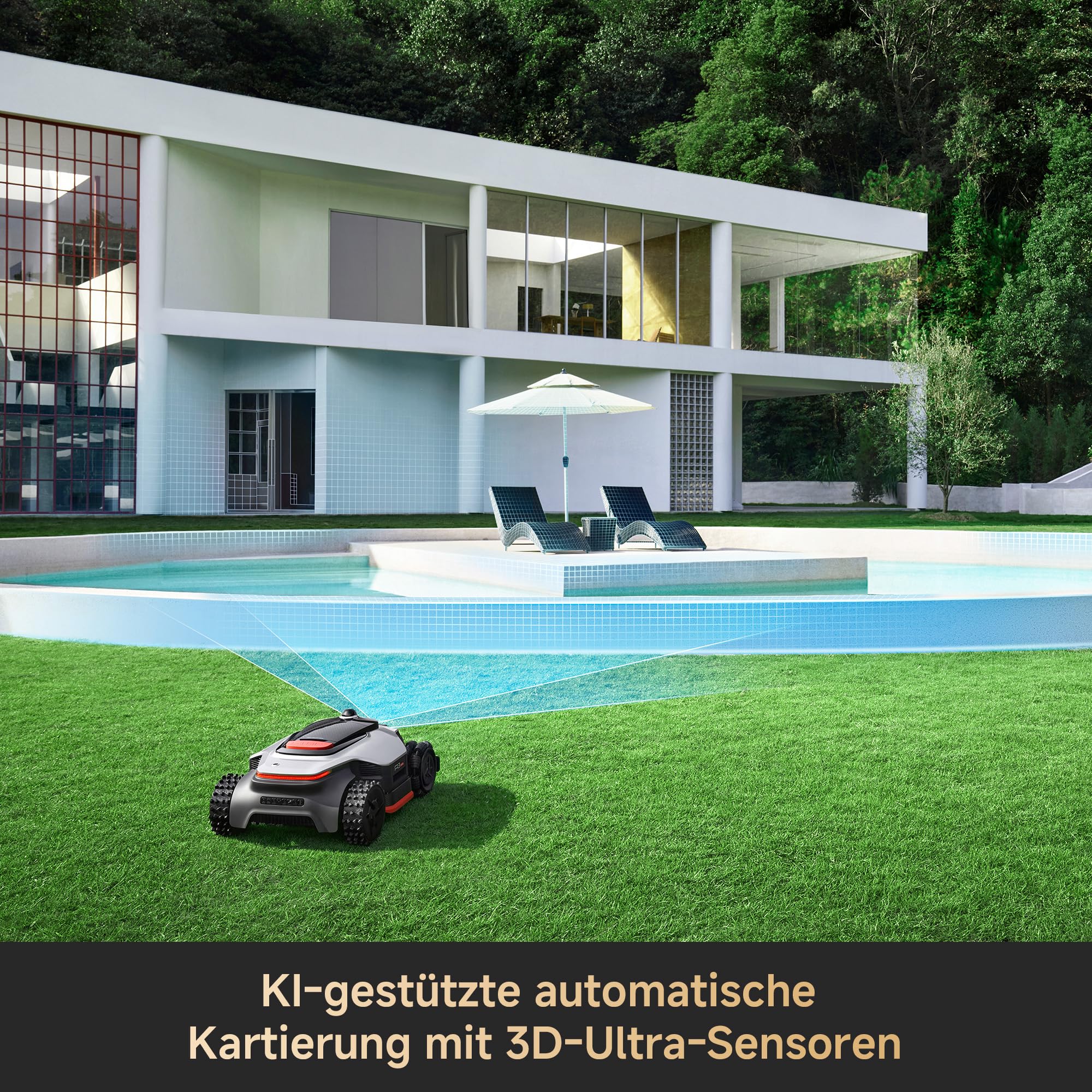 DREAME A3 AWD Pro 3500 Robot-Rasenmäher, für 3500 m²
