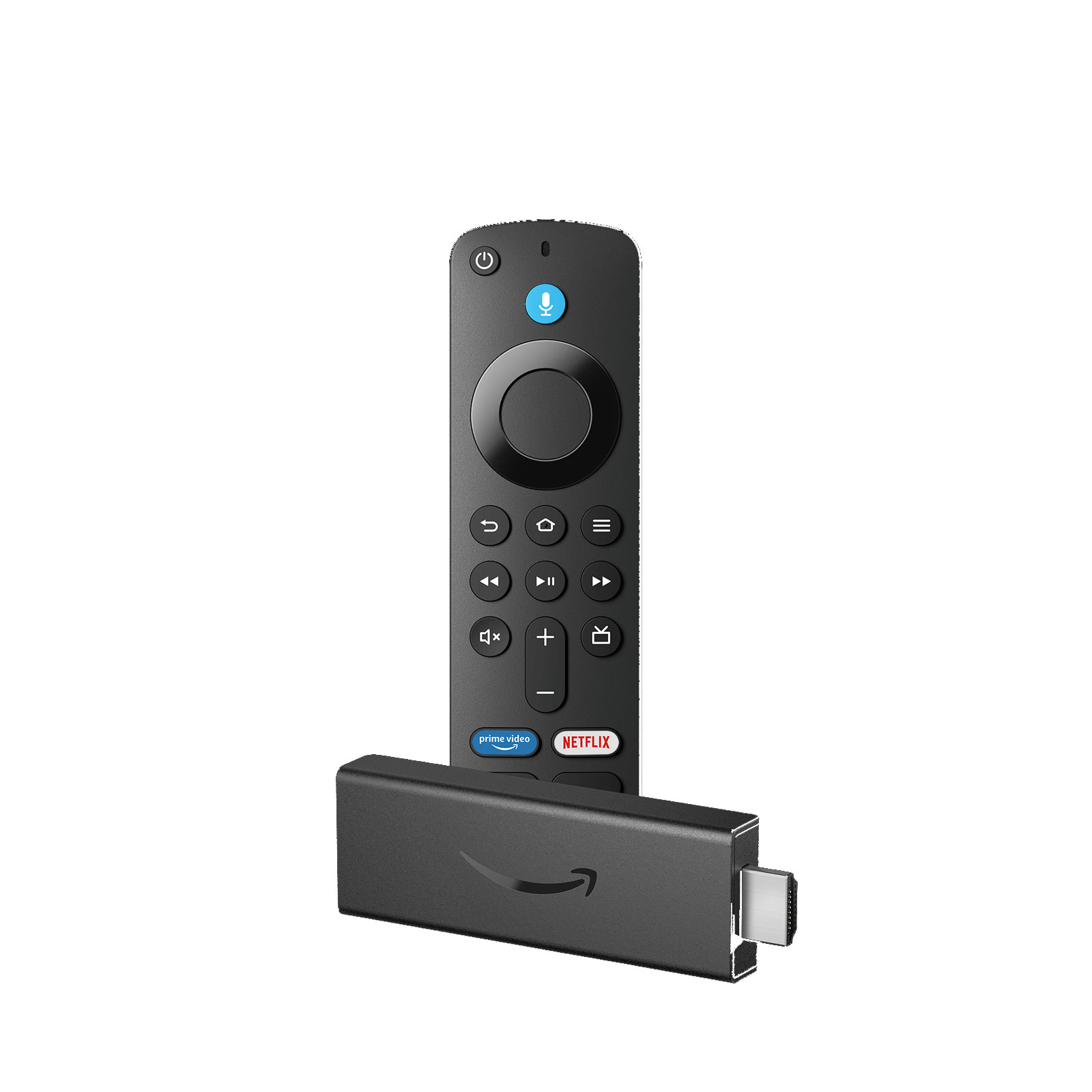 Amazon Fire TV Stick HD, Schwarz Streaming-Player (Free- und Live-TV, Alexa-Sprachfernbedienung, Smart-Home-Steuerung, HD-Streaming)